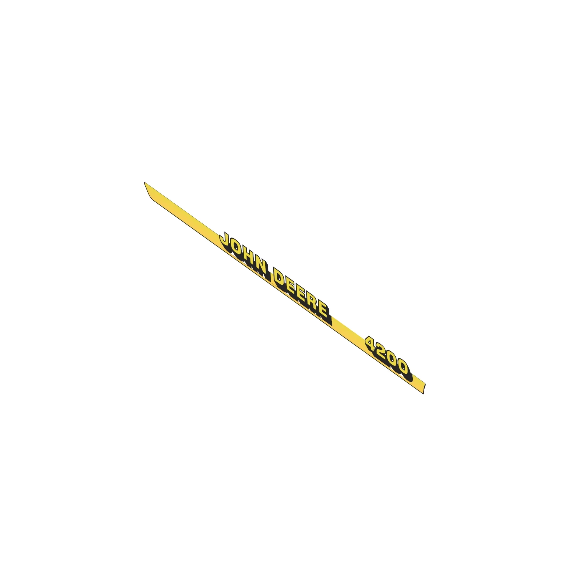 LABEL, '4200' RH SIDE STRIPE
