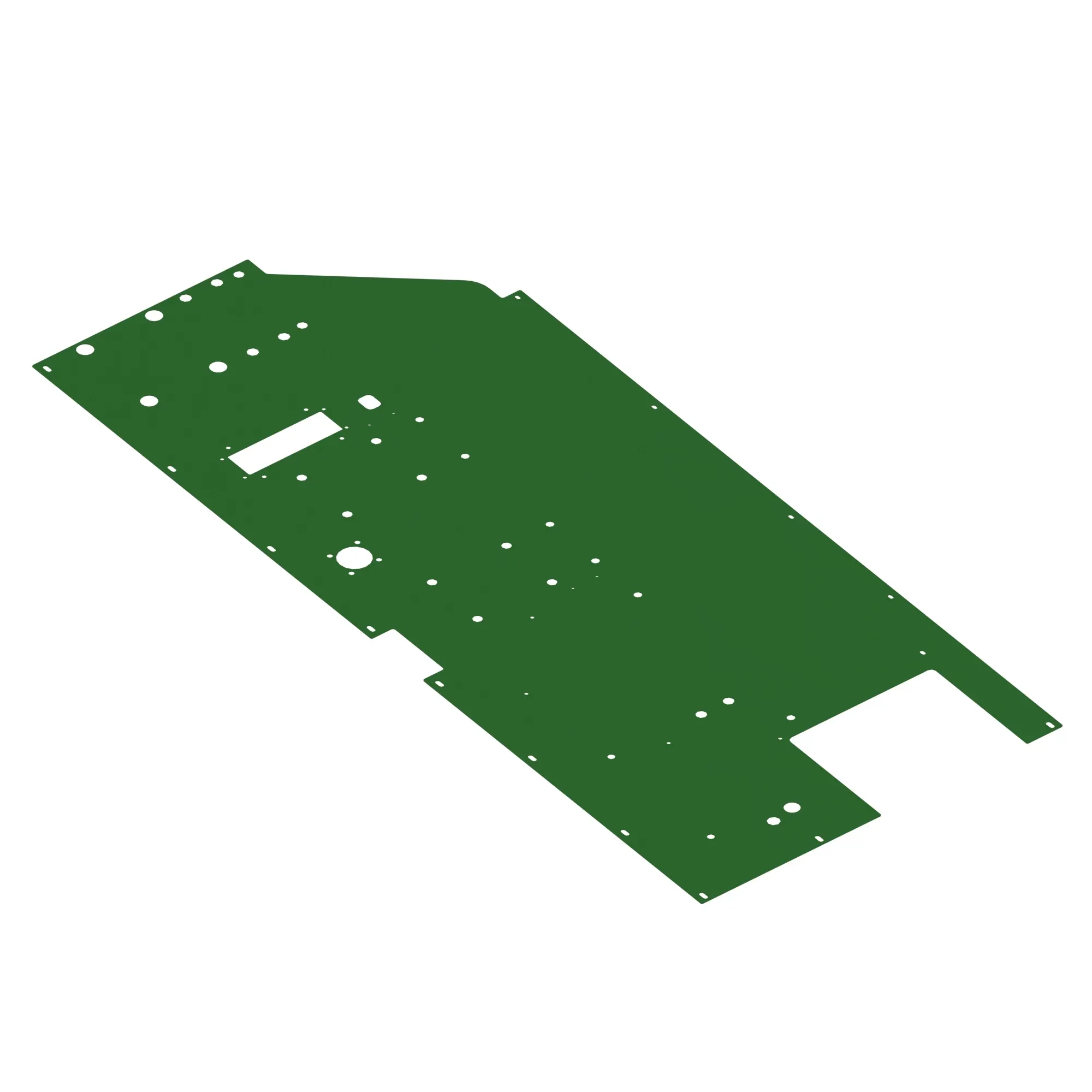 John Deere Left Side Frame Top Sheet - KK17079