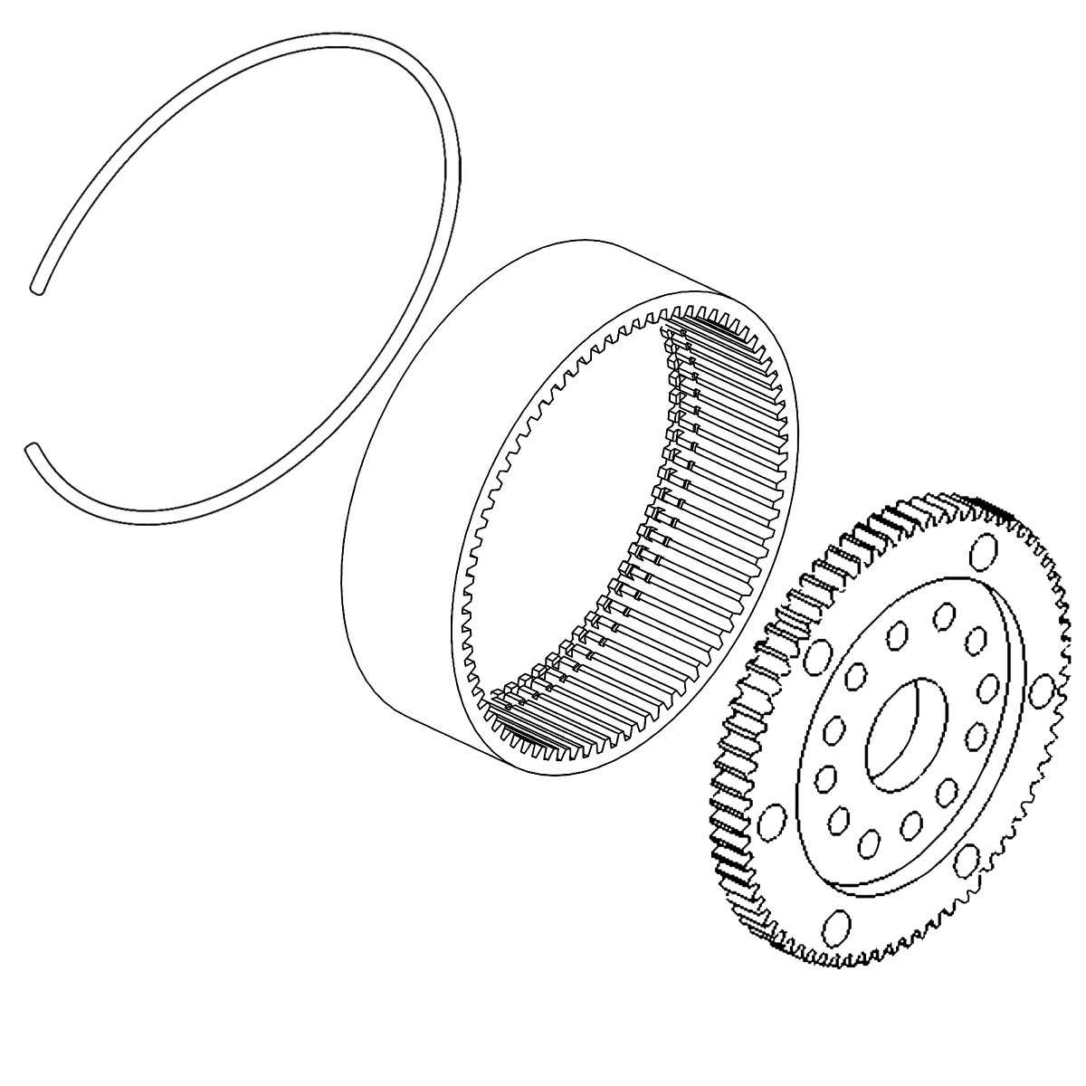 Gear Kit, Final Drive Ring Gear