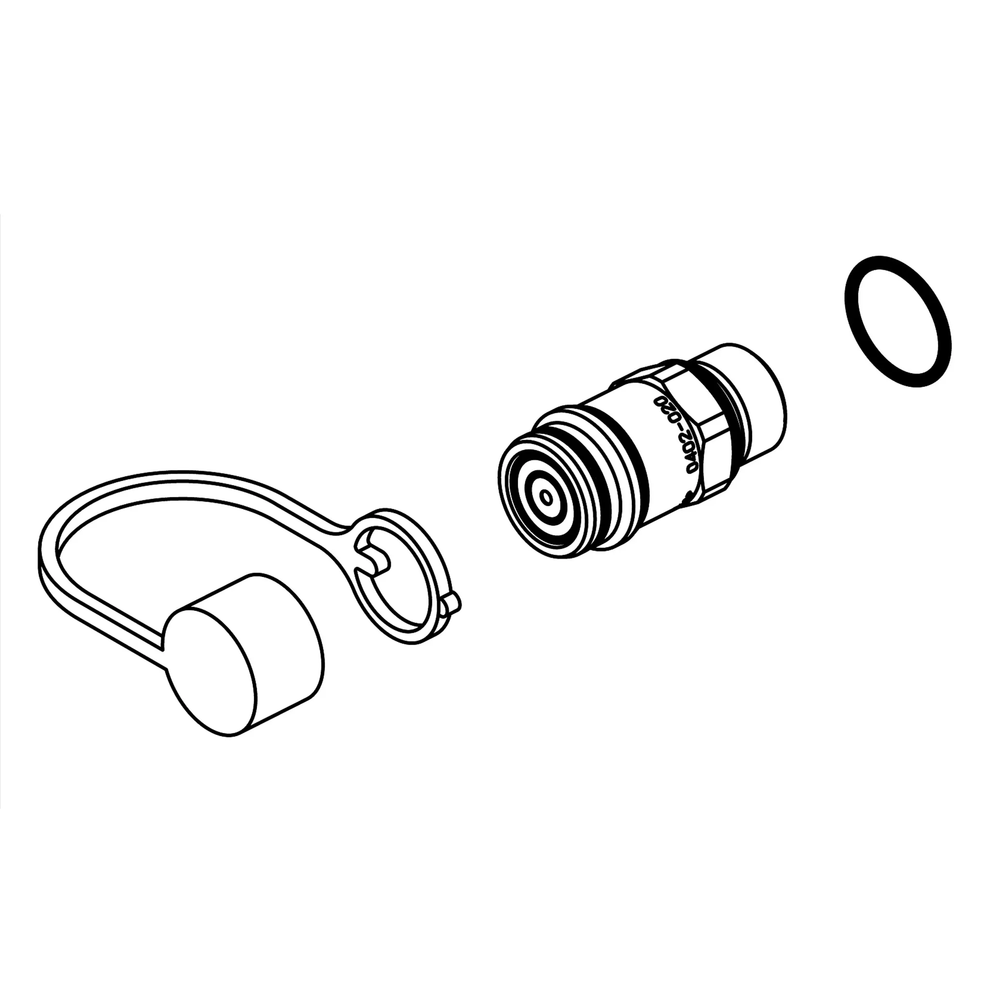 John Deere Hydraulic Motor Case Drain Coupler - RE228000