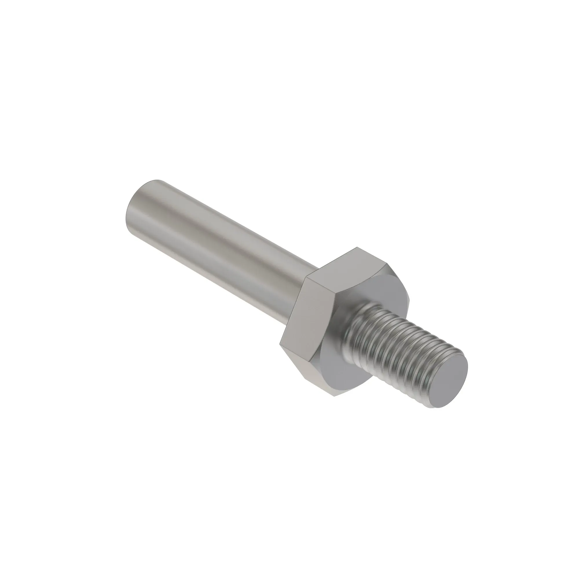 John Deere Hexagonal Body Stud, M8 X 60.5 - UC24641