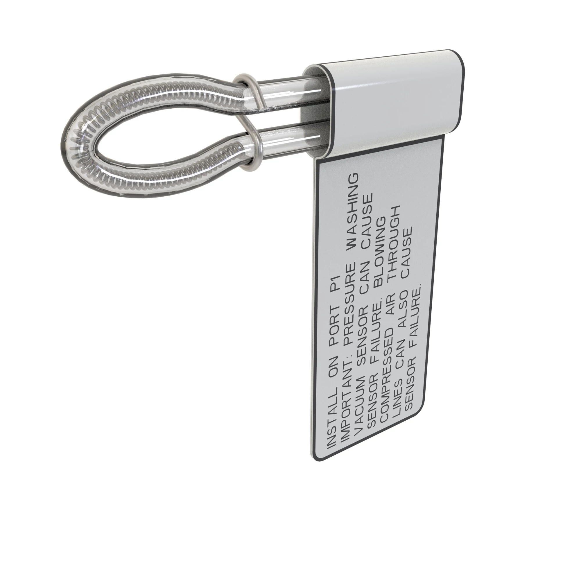 TUBE ASSEMBLY WITH A U SHAPED TUBE AND S CLIP