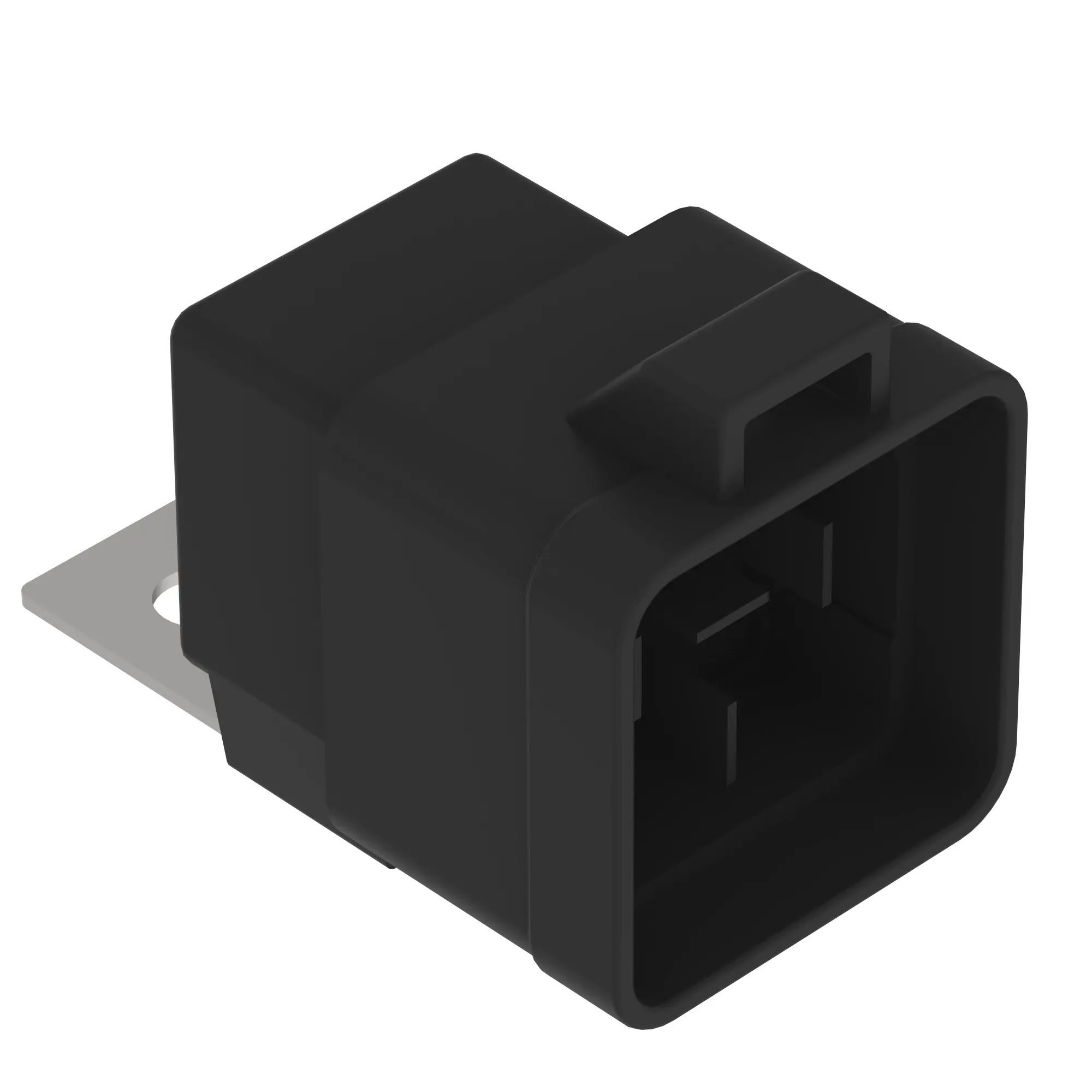 ACCY HELLA SPDT MINI RELAY BLK PLST