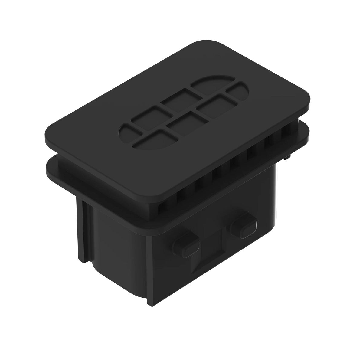 Accy Tyco Hdscs Cap Blk Plstc