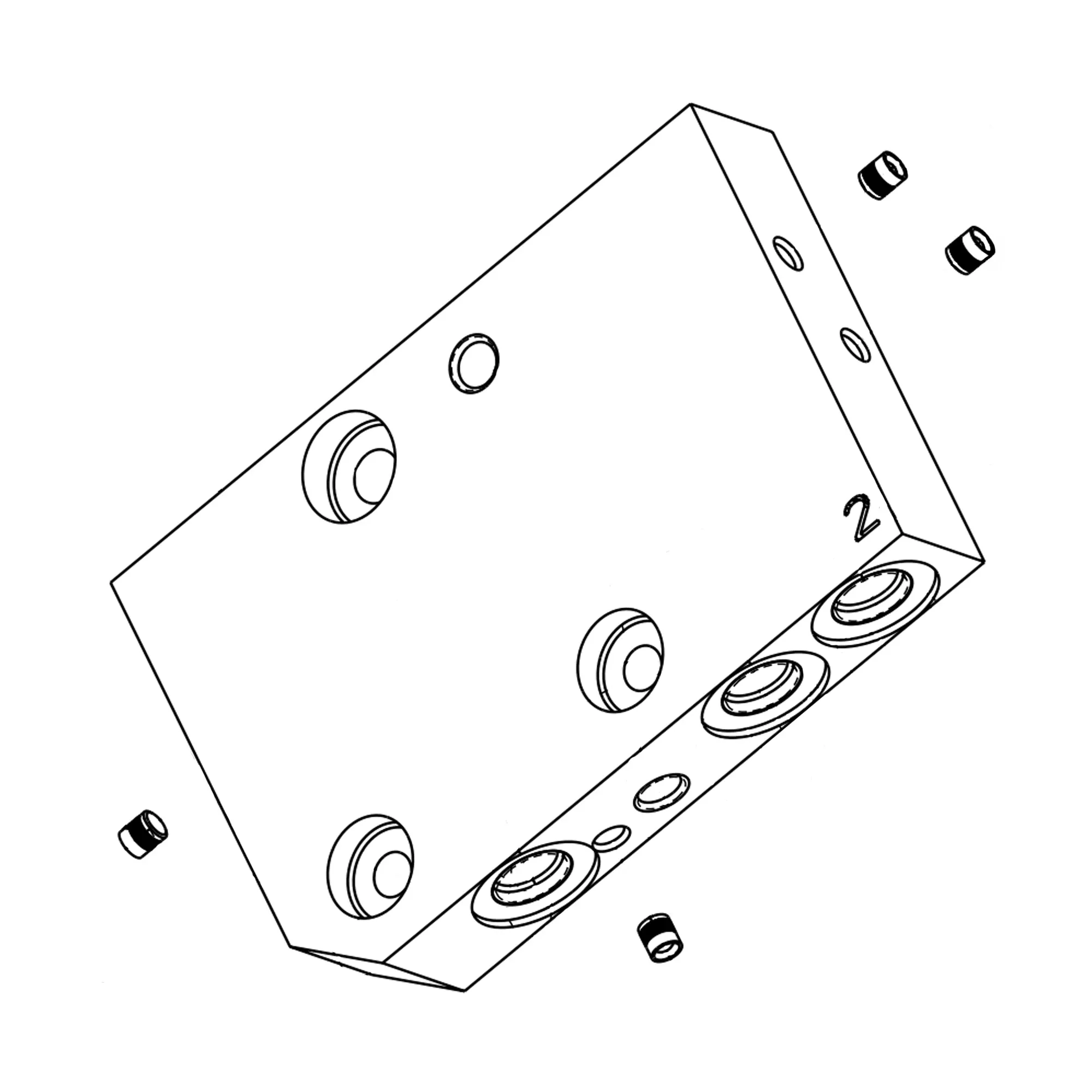 John Deere Right Side Hand End Cap Housing - AT456777