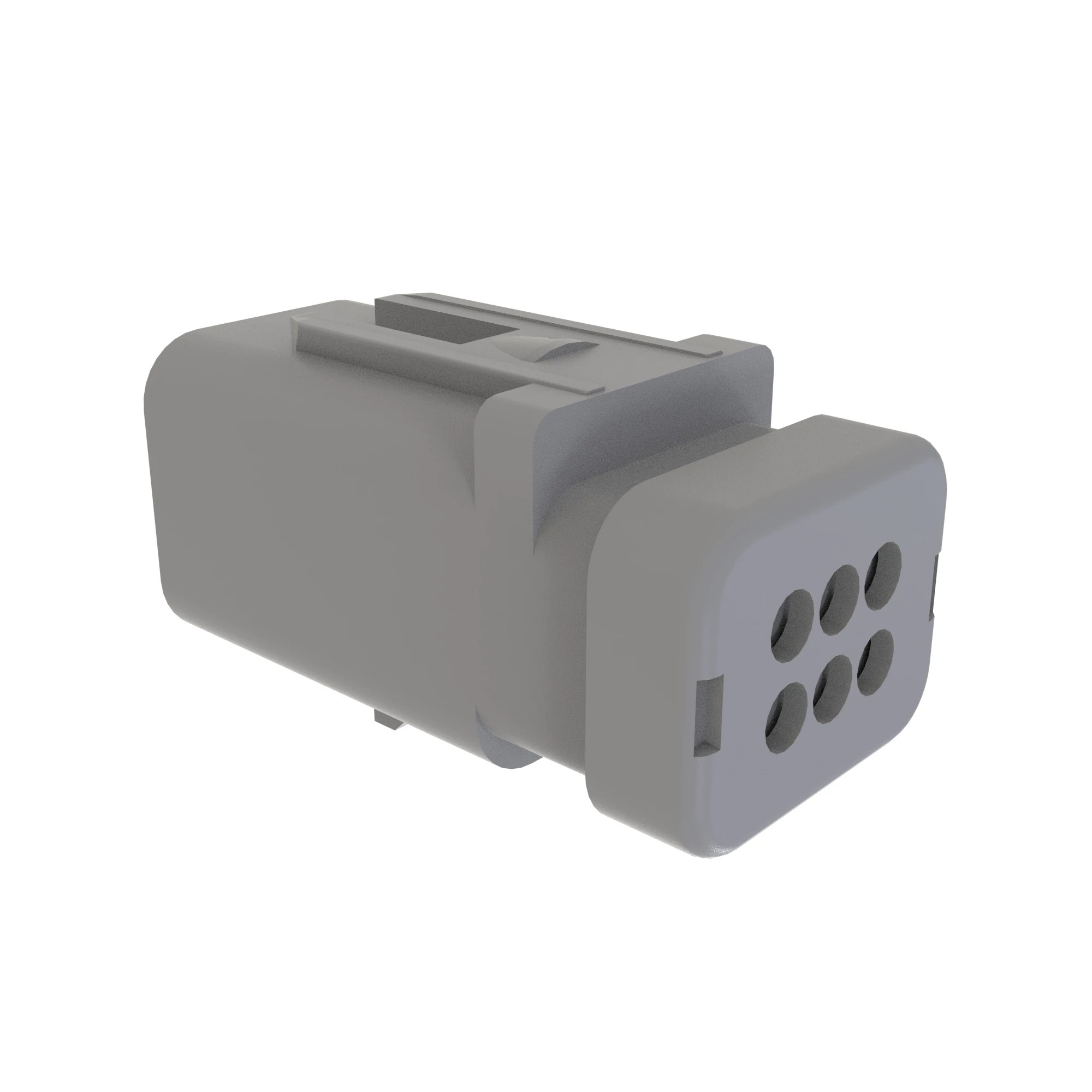 TYCO AMPSEAL16 6W PIN SLD GRY PLSTC