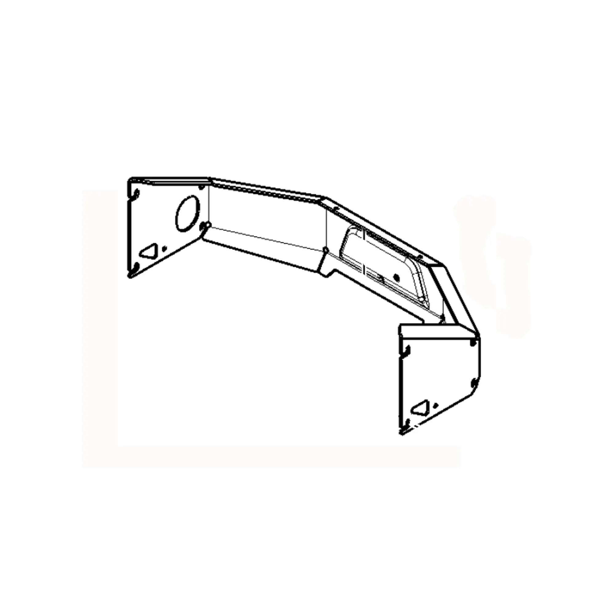 John Deere Main Frame Bumper - AUC15196