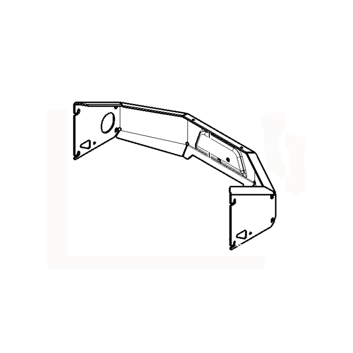John Deere Main Frame Bumper - AUC15196
