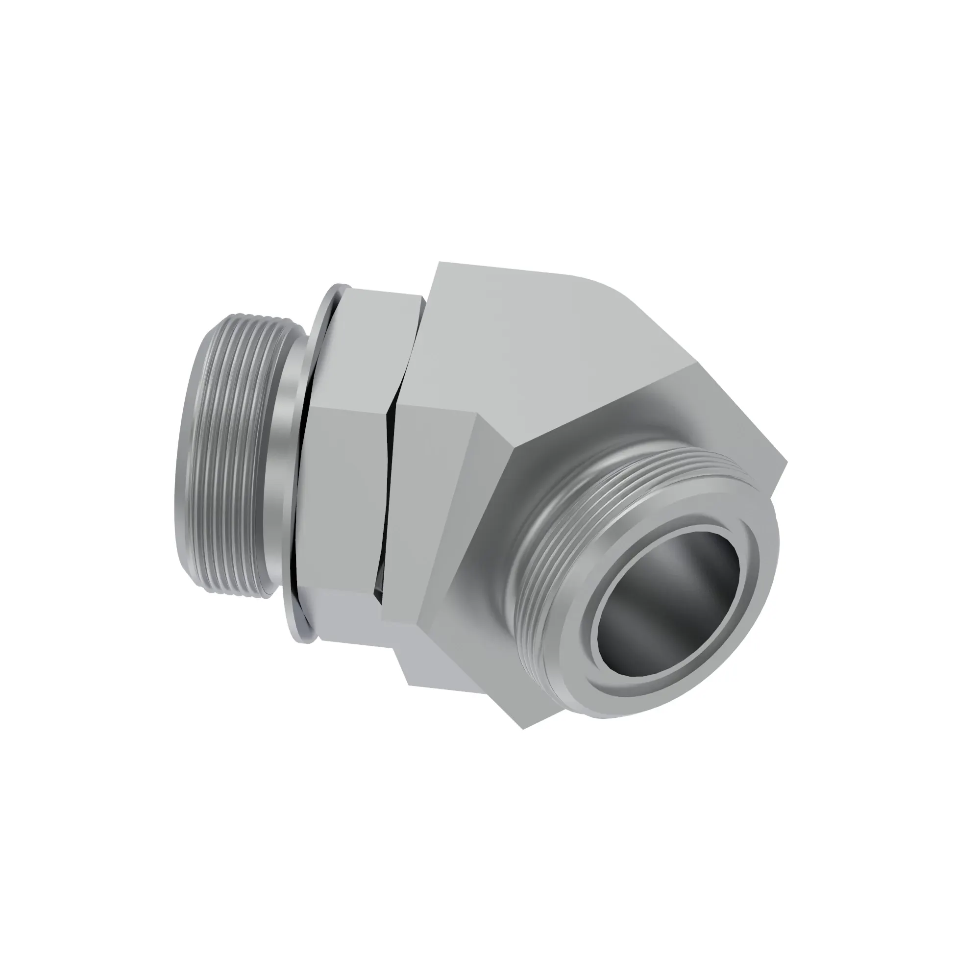45 DEG STRAIGHT THREAD,O-RING FSF
