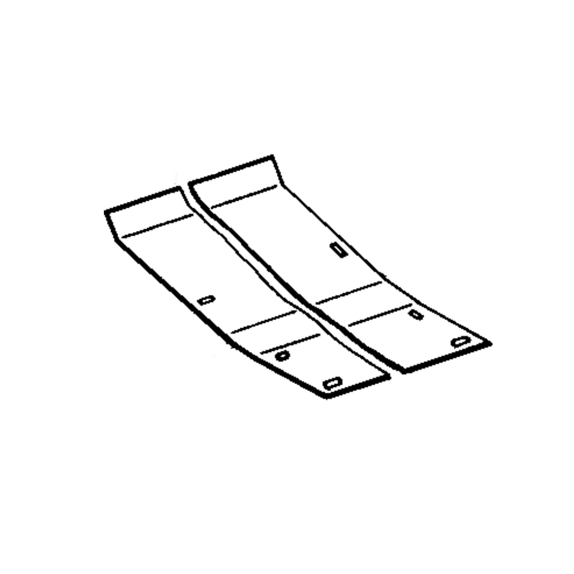 John Deere Skid Plate Sheet - AH151629