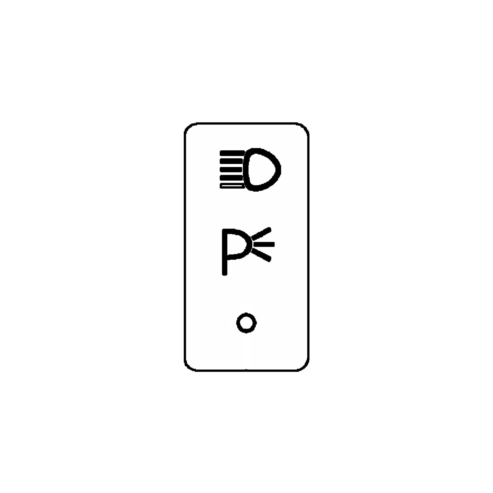 Label, Rocker Btn, Road/Park Lts E