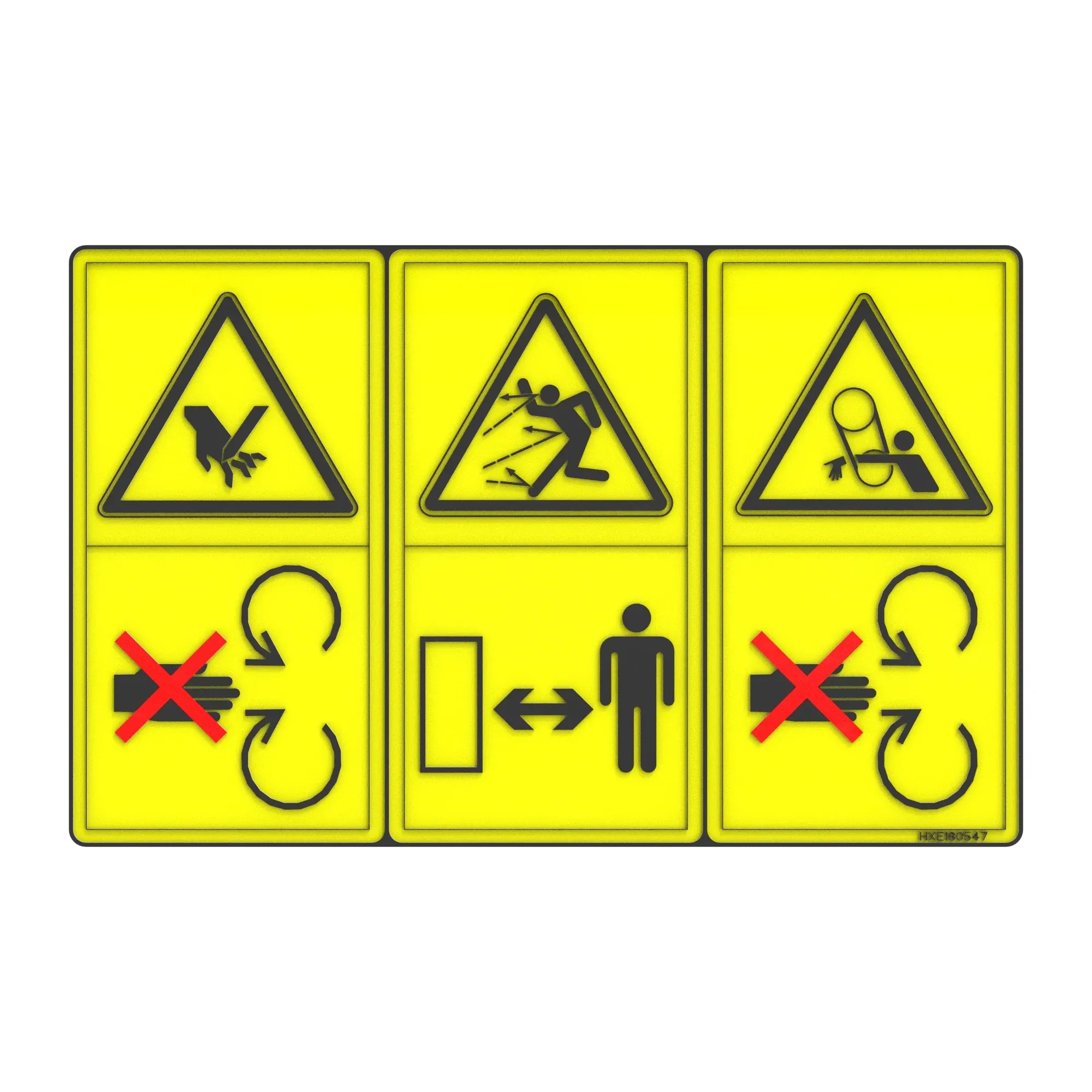 John Deere Warning Safety Sign - HXE180547