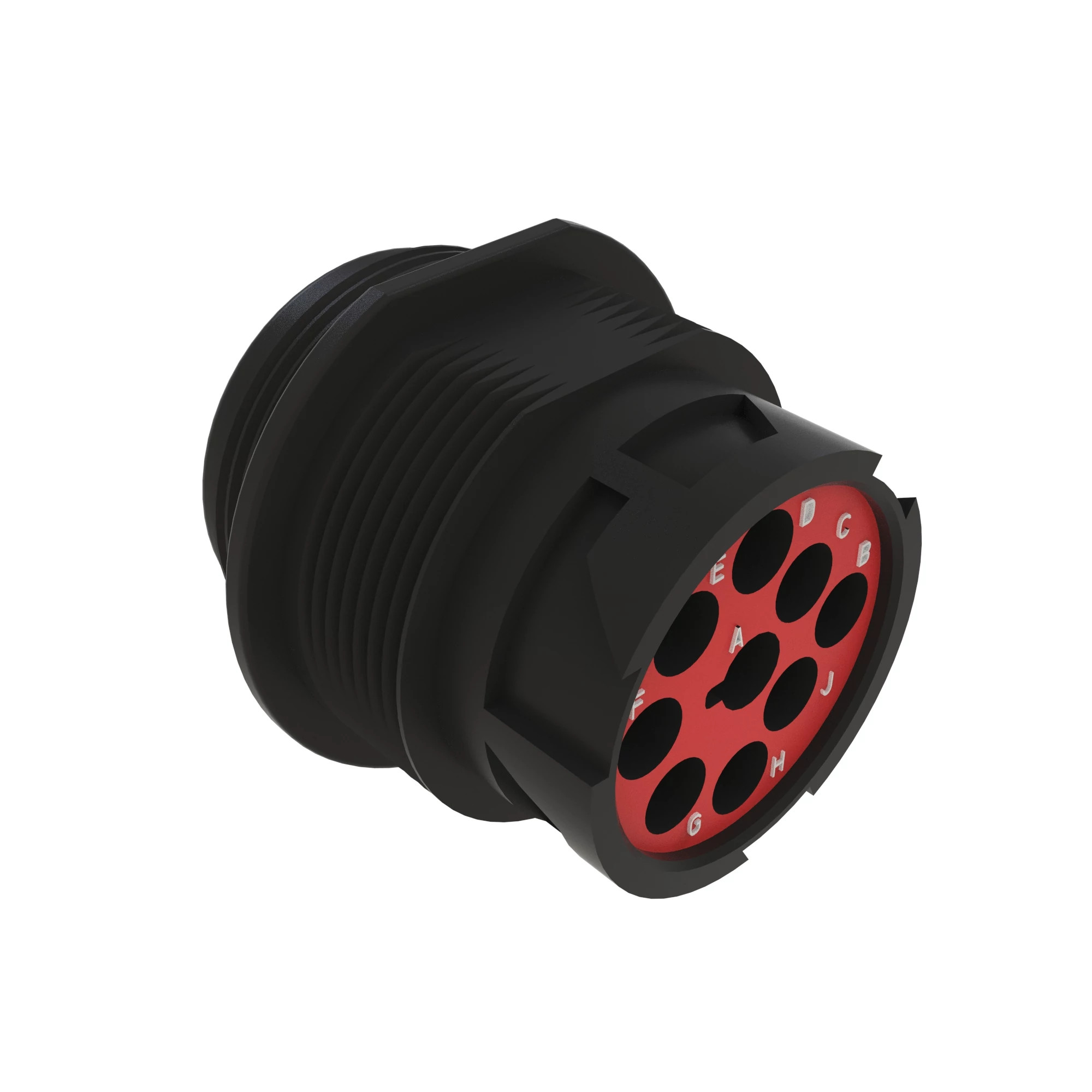 CONN DEUTSCH HD10 9W FS BLK PLSTC