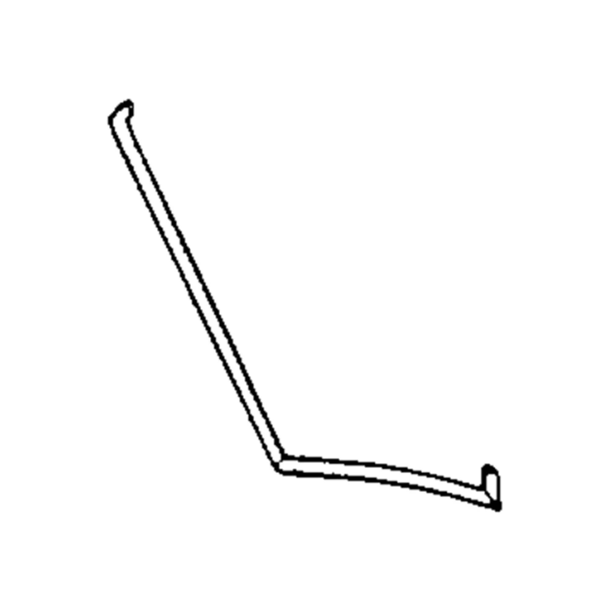 John Deere Cab Door Lower Seal with Tail - RE22488