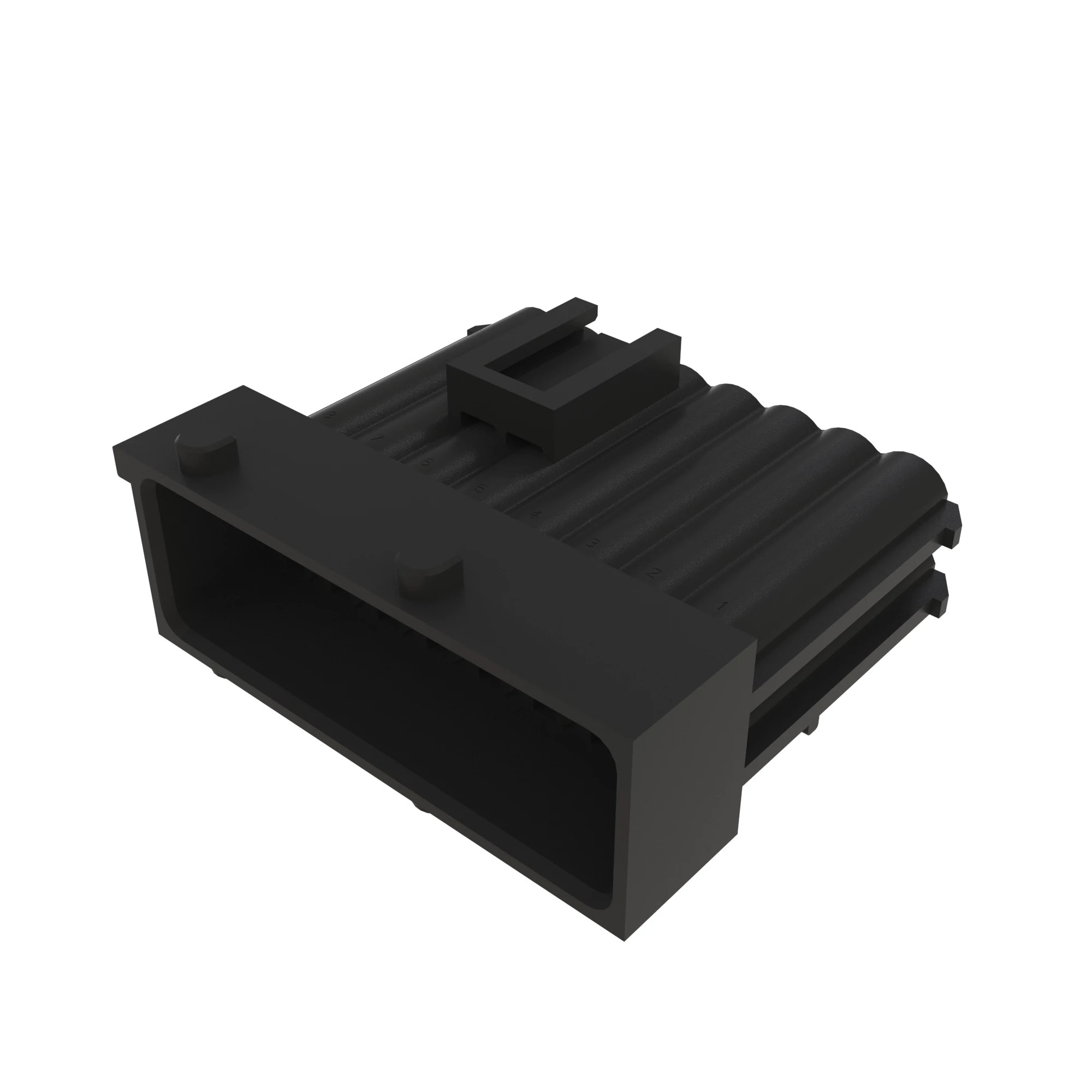 CONN TYCO JPT 16W M BLK PLSTC