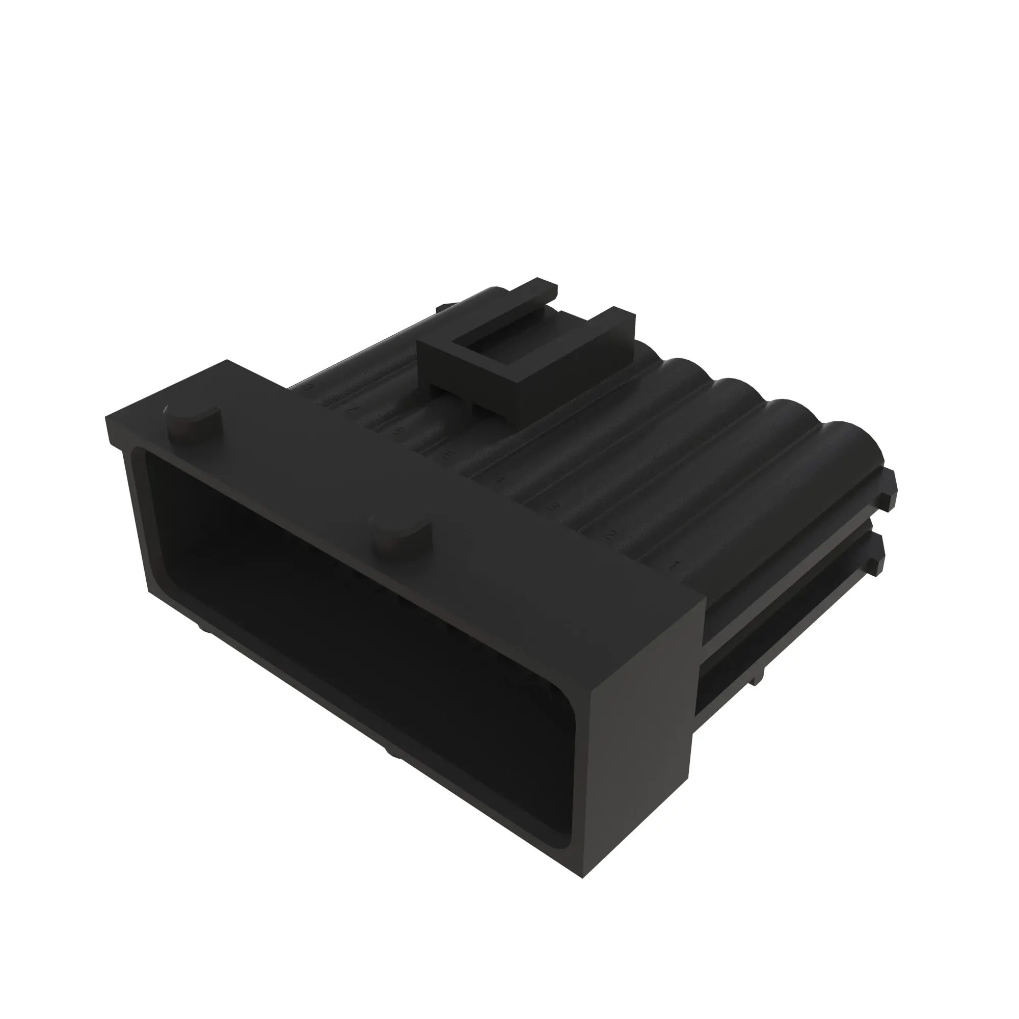 CONN TYCO JPT 16W M BLK PLSTC