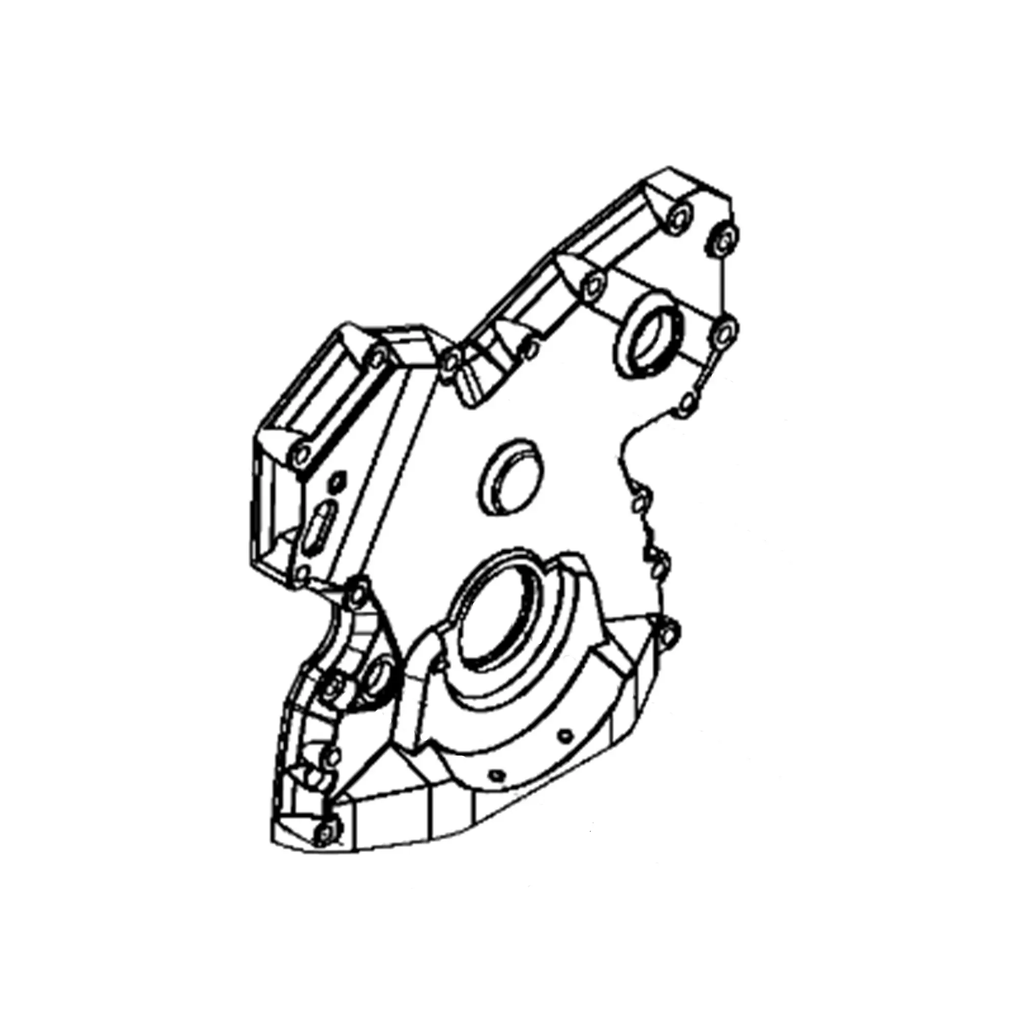 John Deere Timing Gear Cover Case Kit - RE51527