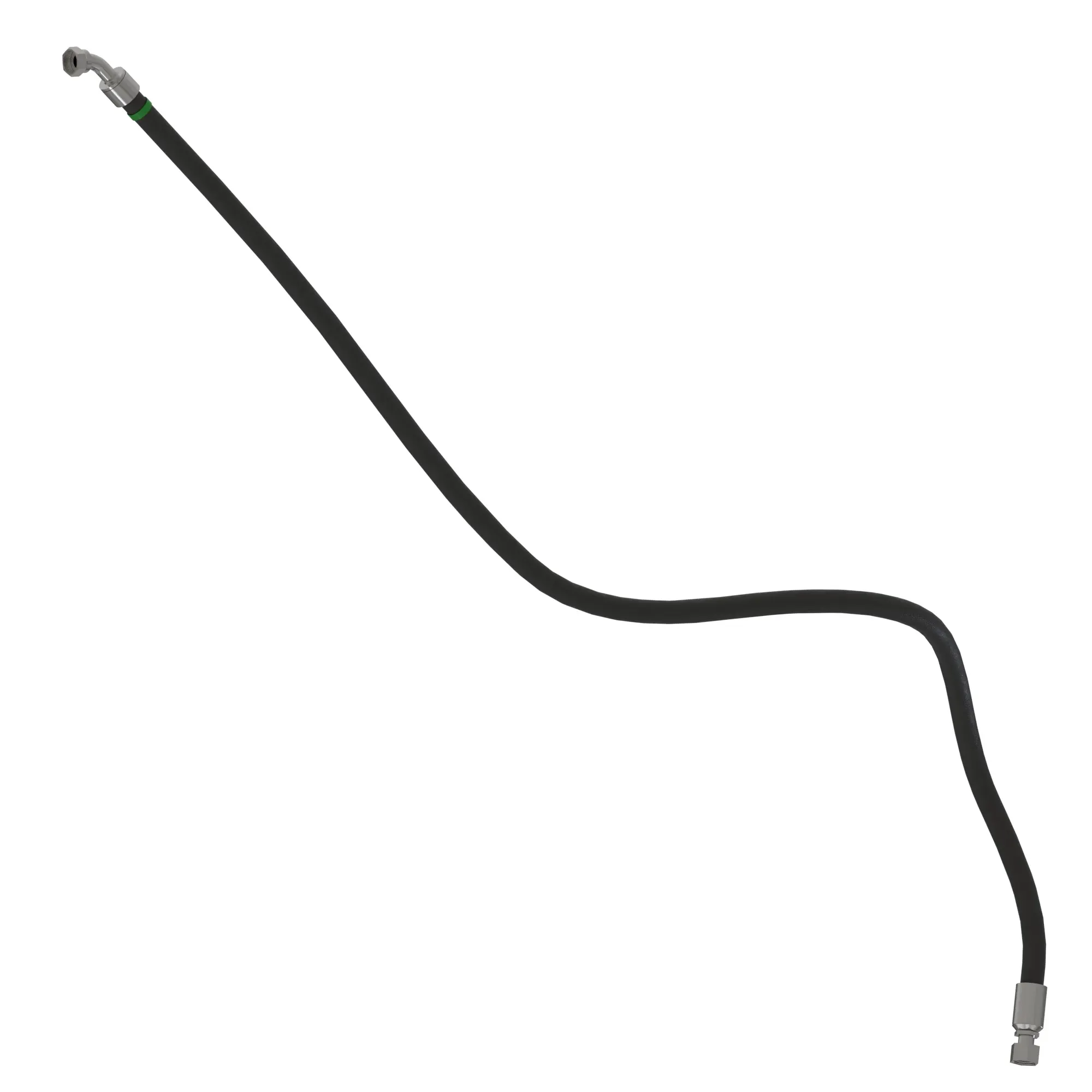 John Deere Elevator Front Feed Valve Hydraulic Hose - AXT19709