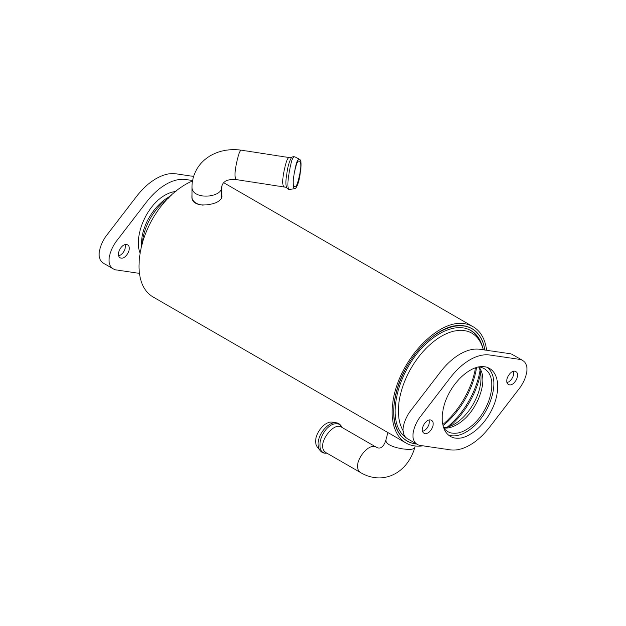 John Deere EGR Cooler - MIU802856