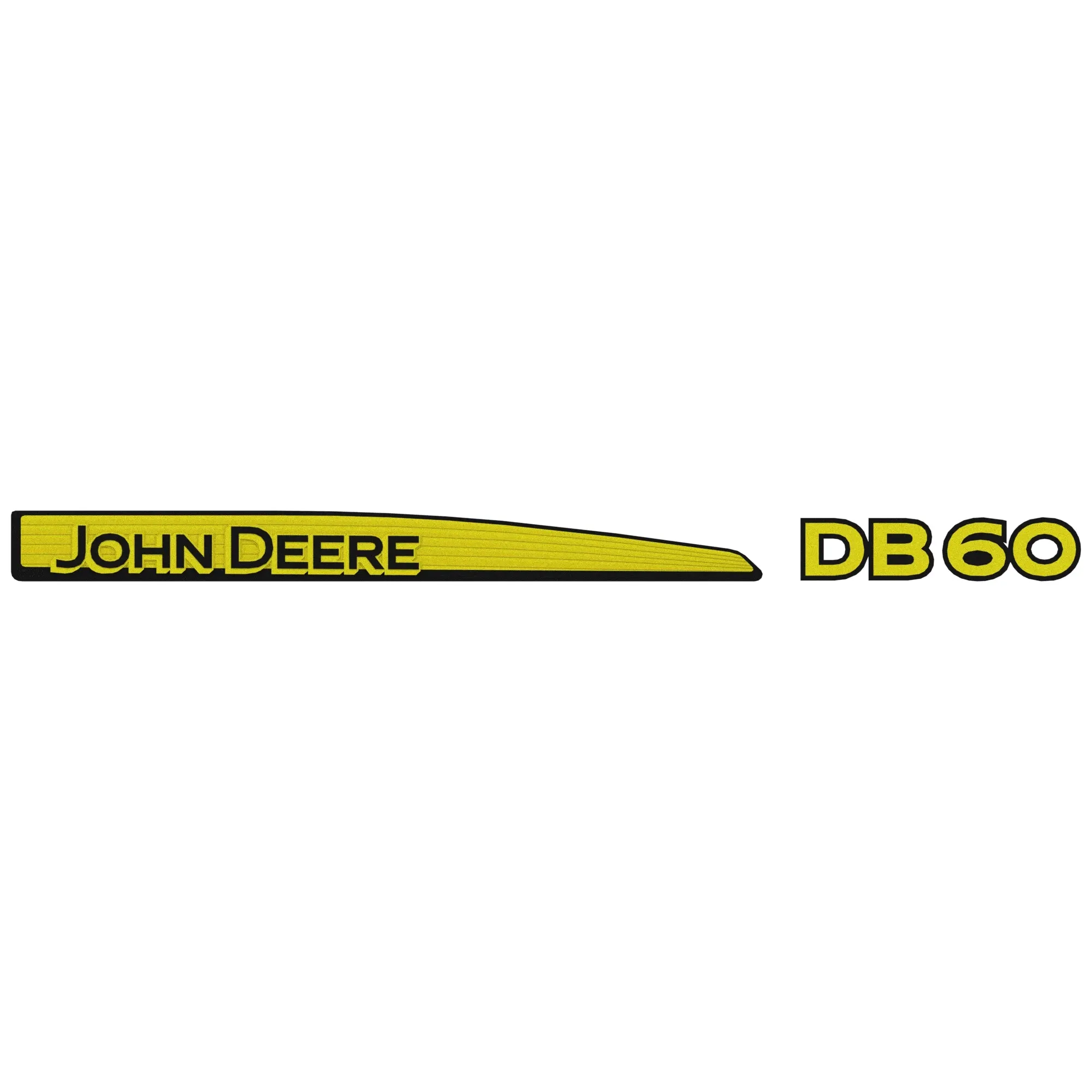 John Deere Label, DB60, Right Side - A100122