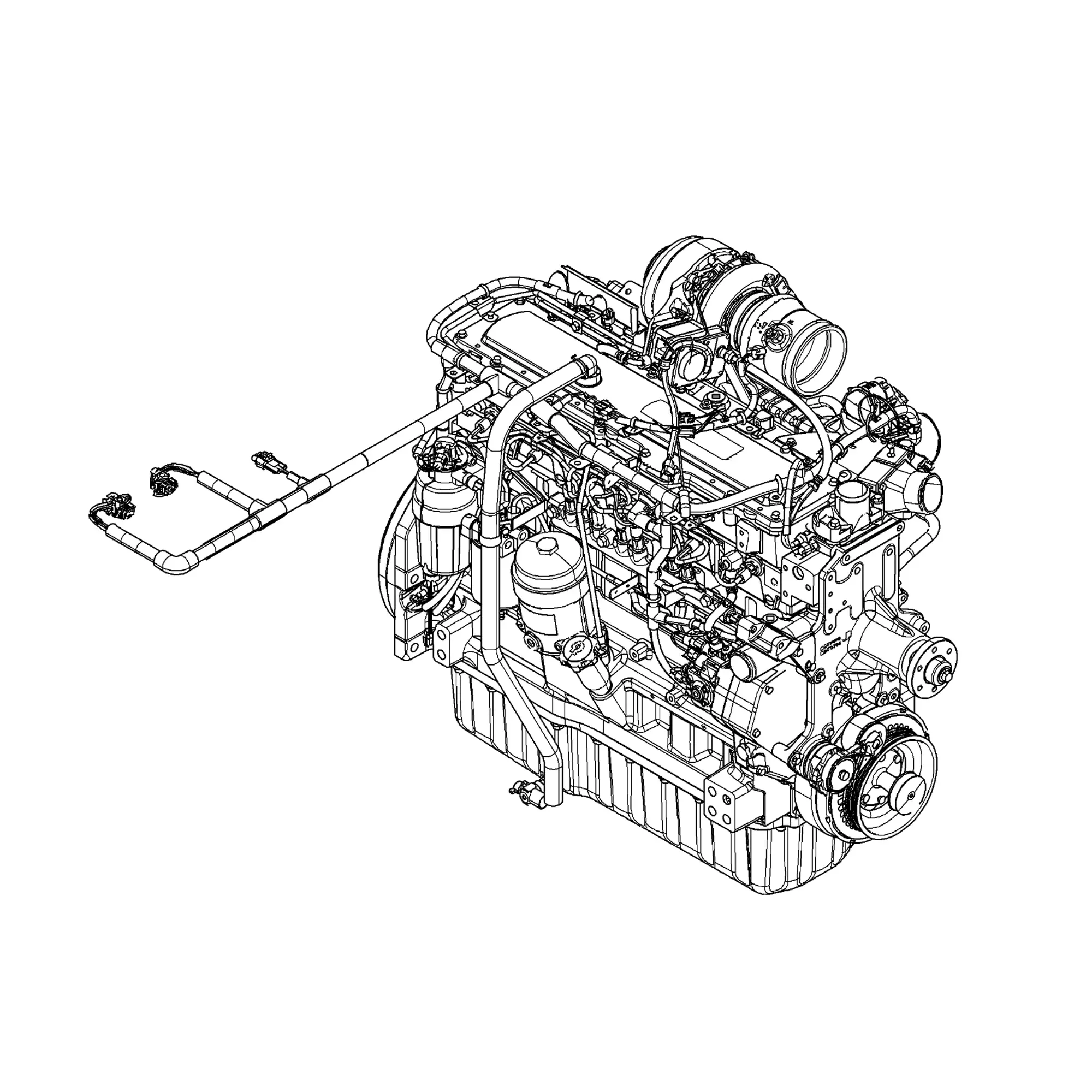 John Deere Diesel Engine - RG38095
