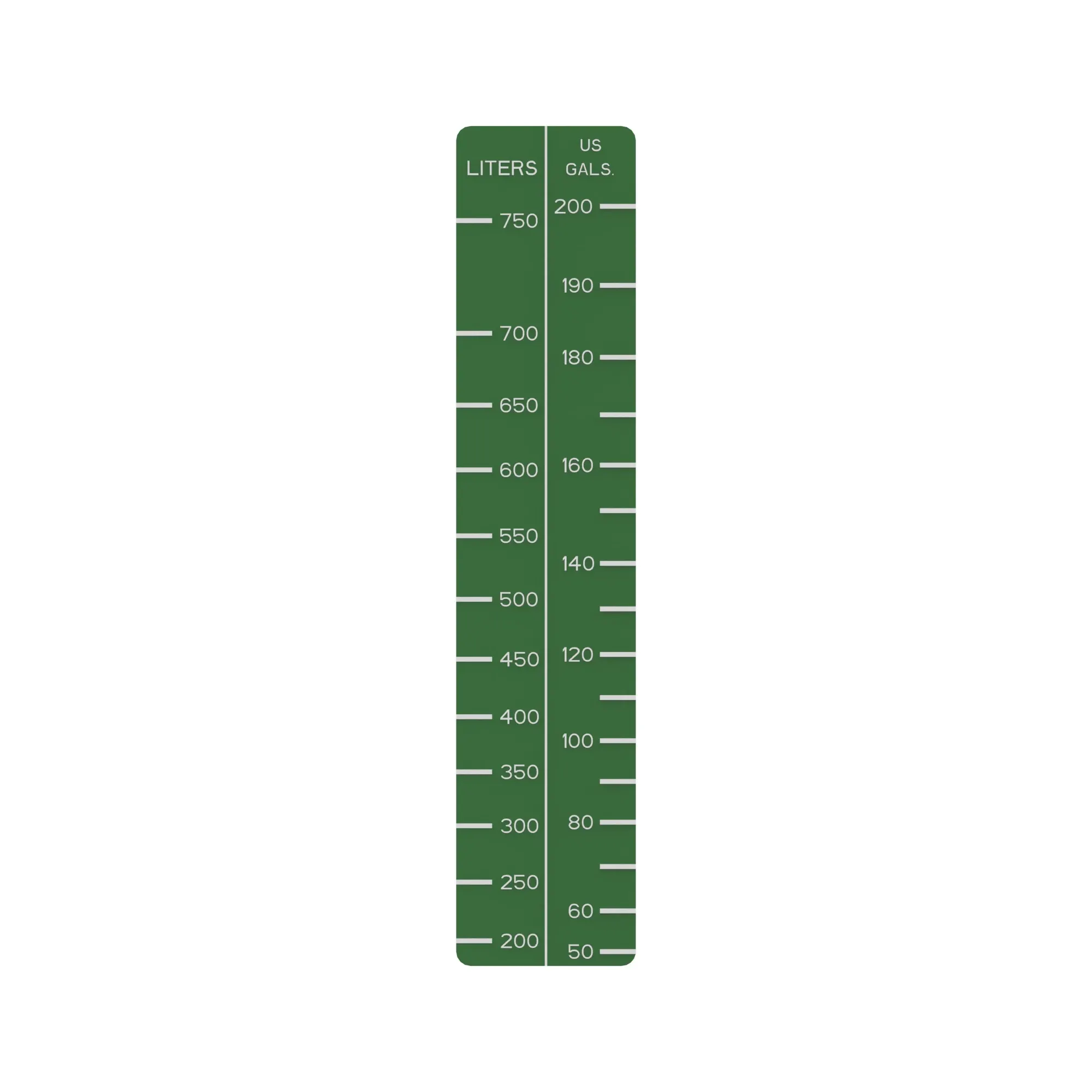 John Deere Fill Level Label - TCU17870