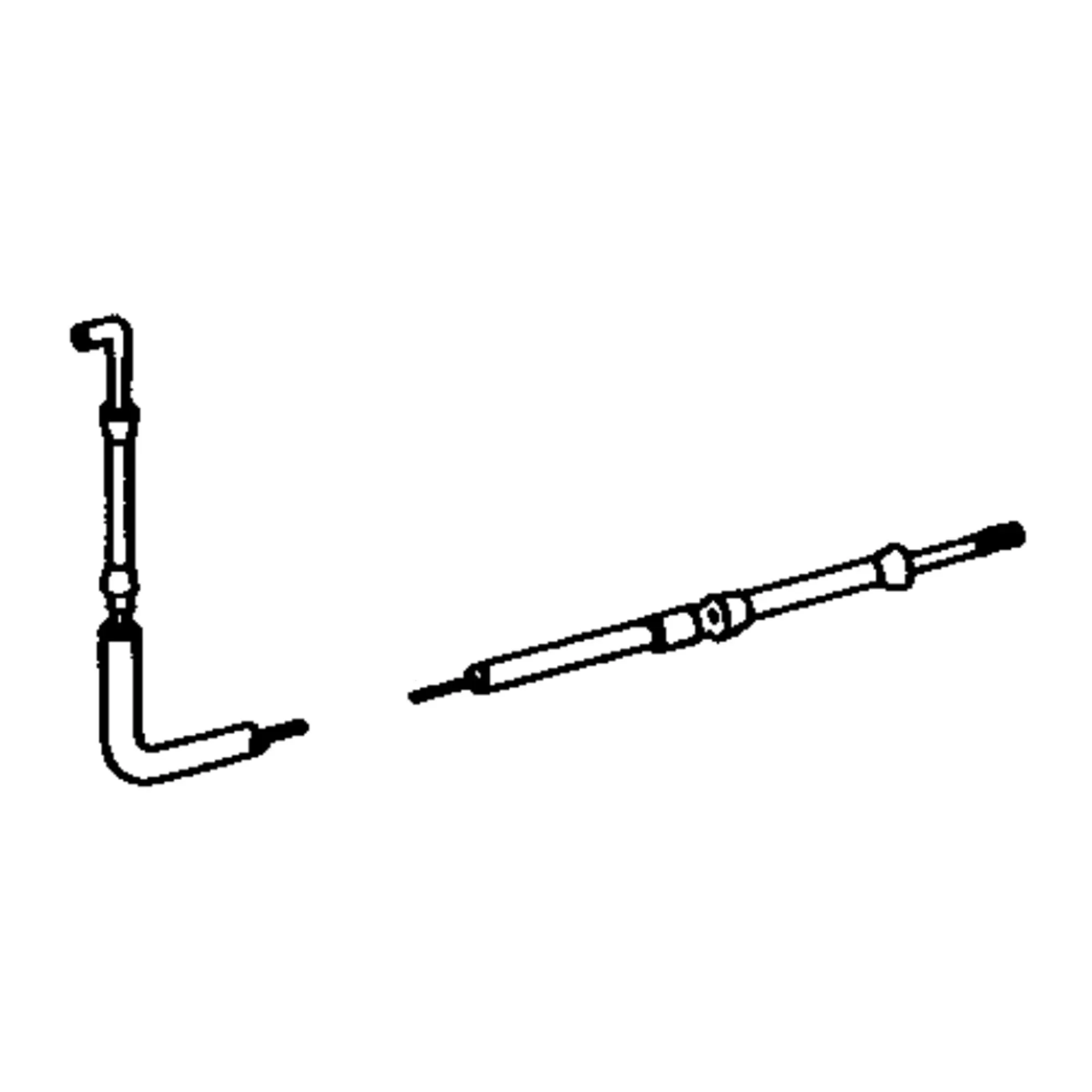John Deere Height Sensing Lever Push Pull Cable - AN123468