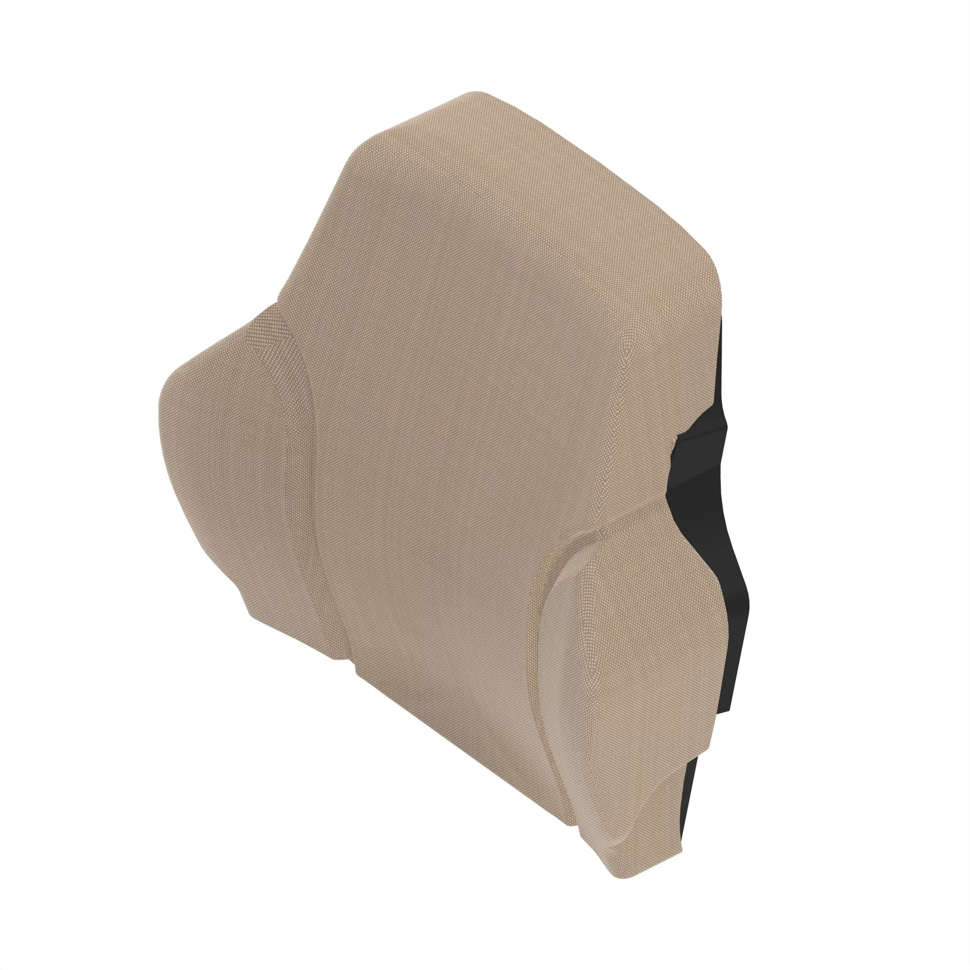 John Deere Seat Backrest Grey Cloth Cushion - AT308796