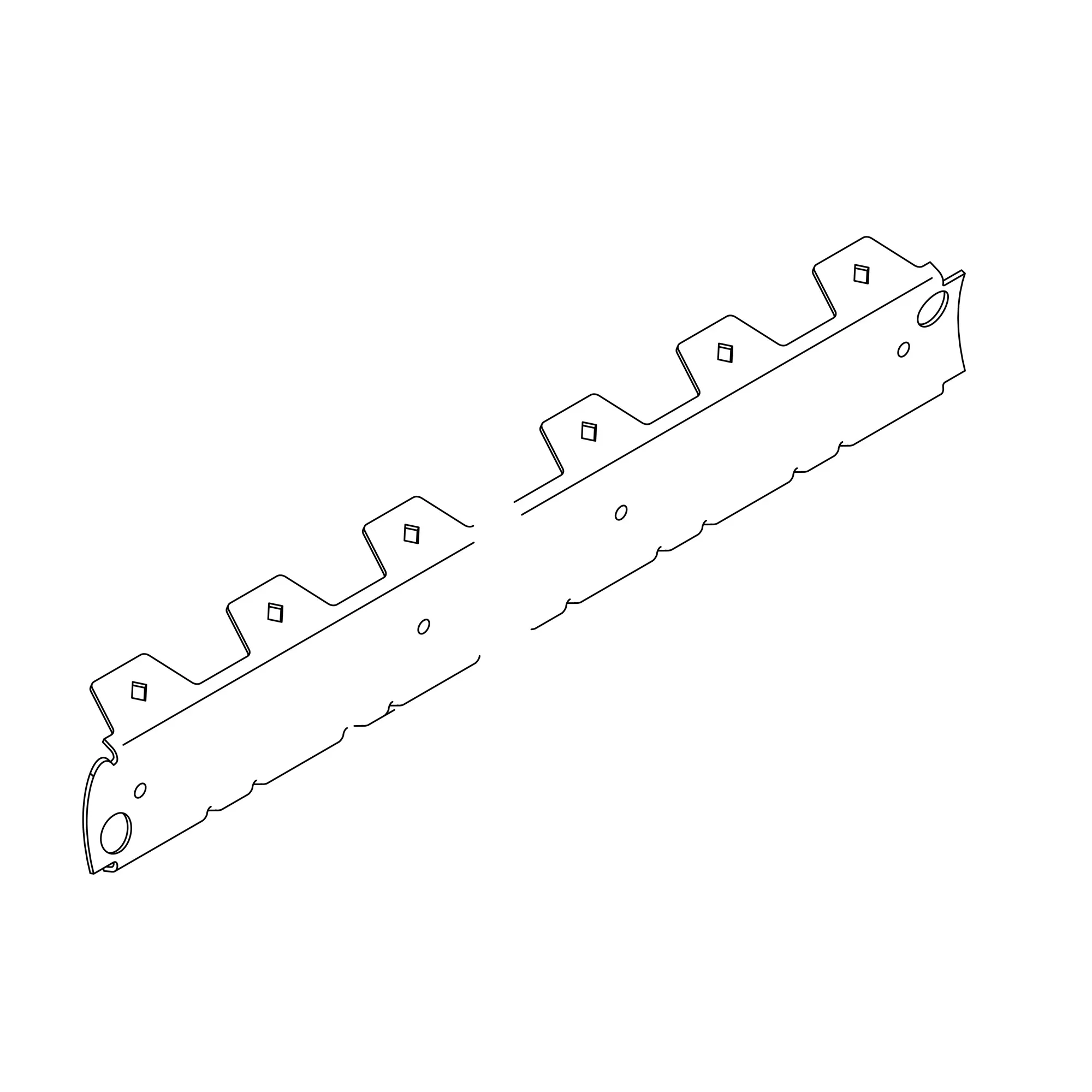 John Deere Assembly Splitter Wing Frame - AH168089