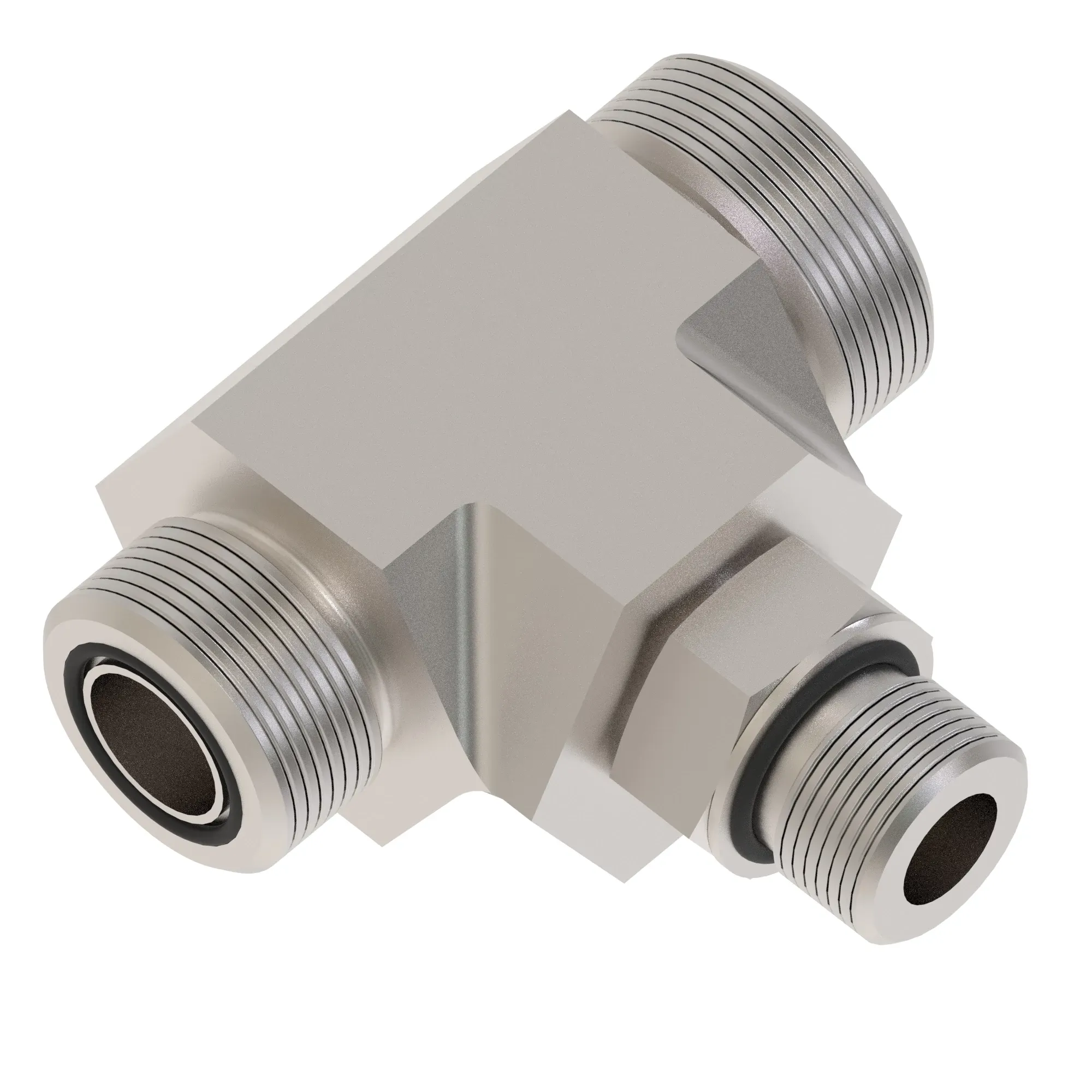ADAPTER FITTING, TEE FITING, ORB M2
