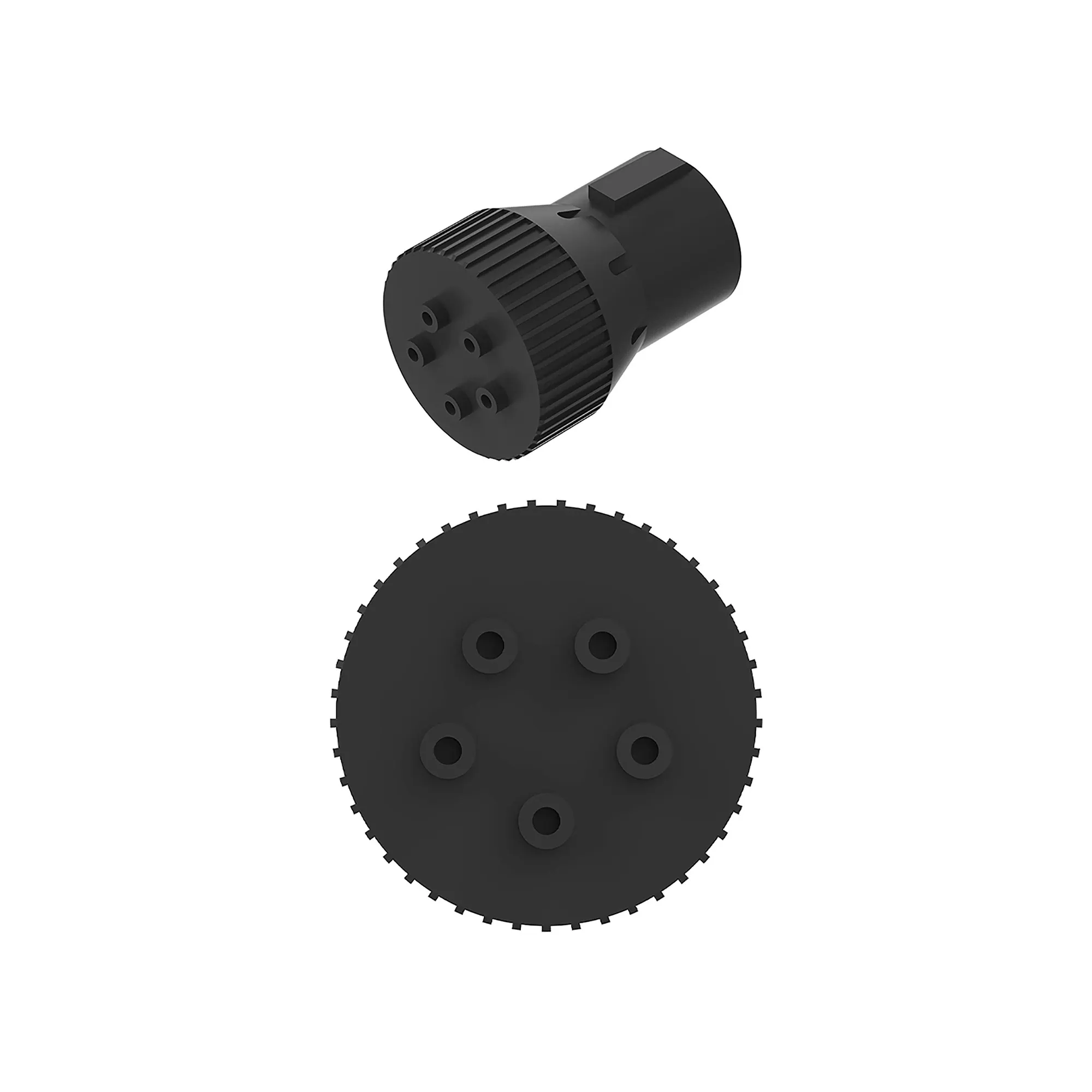 John Deere Gray Electrical Connector Assembly, 5 Cavities - N282064