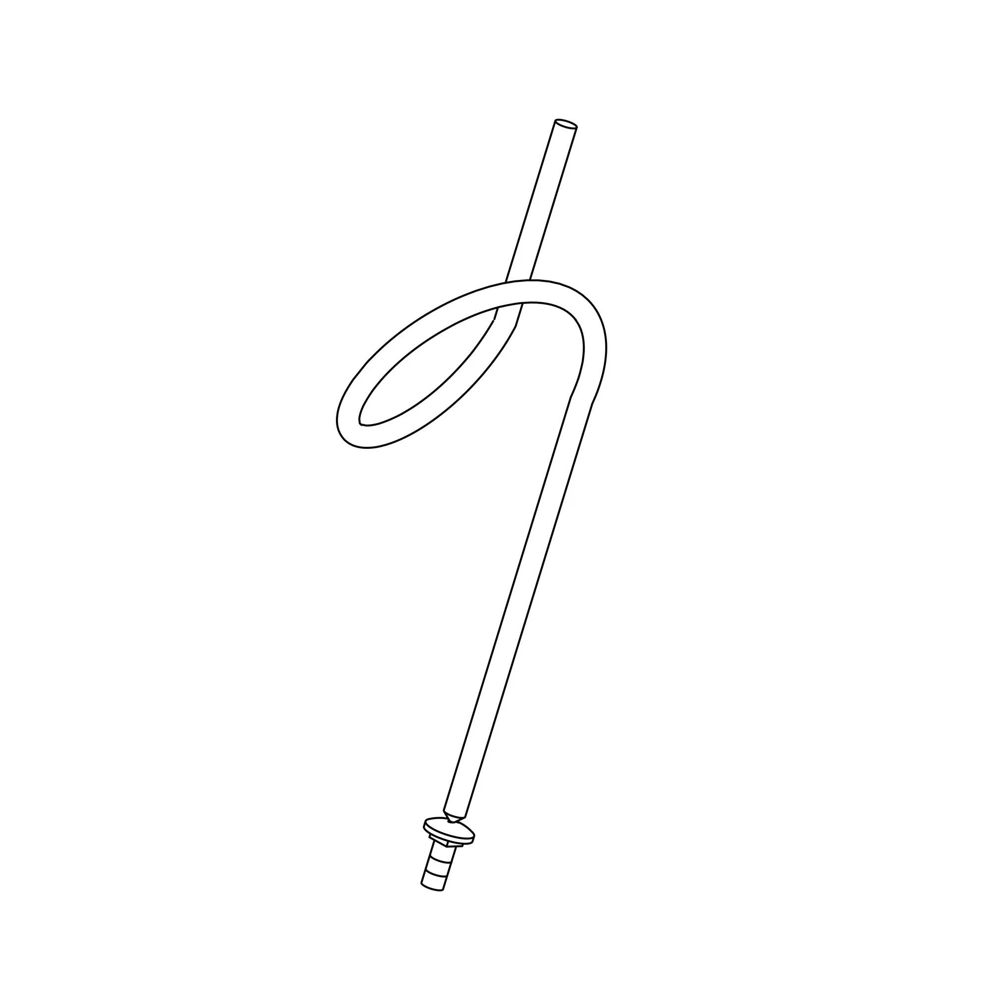 John Deere Hose Support, Left Side - AUC14675