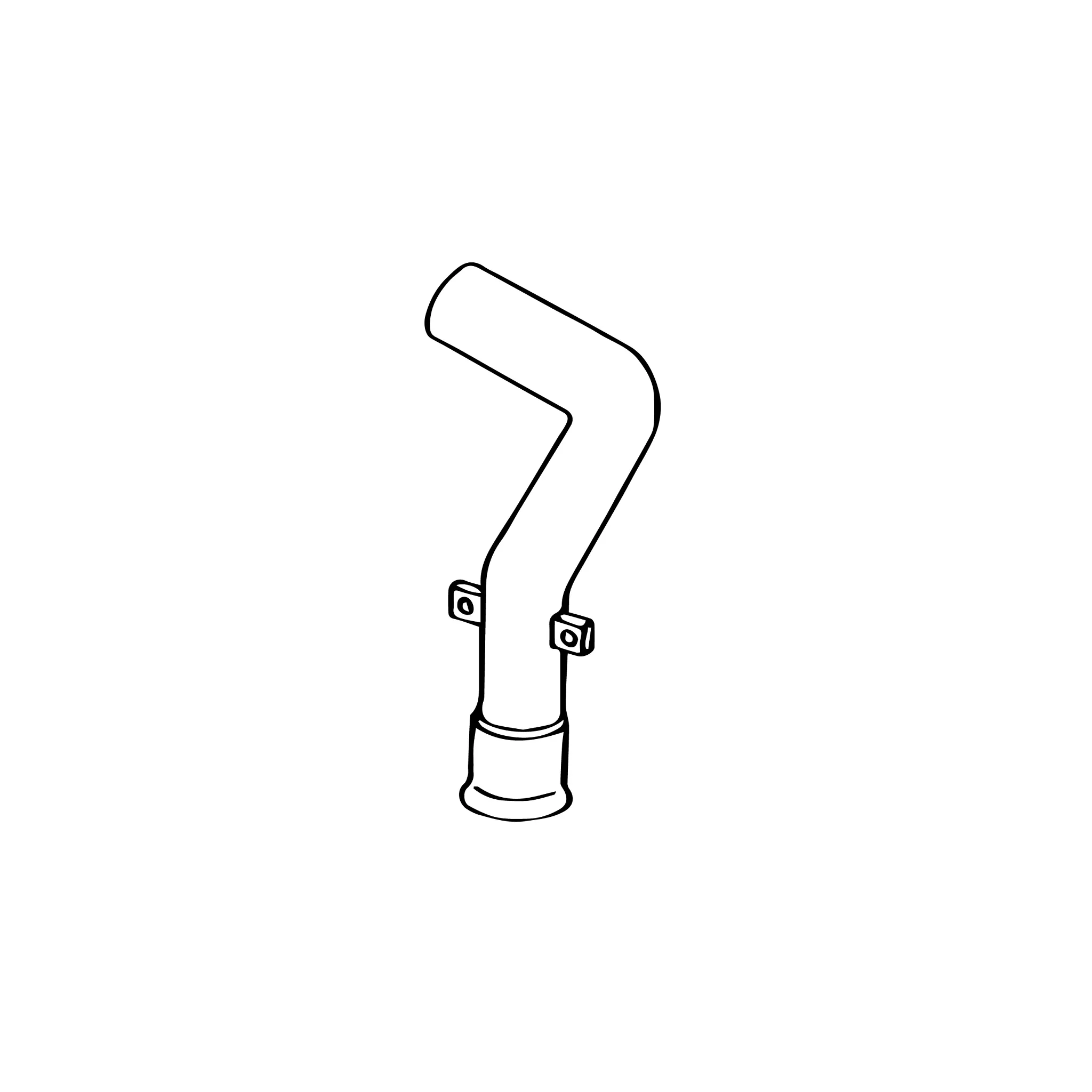 John Deere Exhaust Pipe Elbow - AT146907