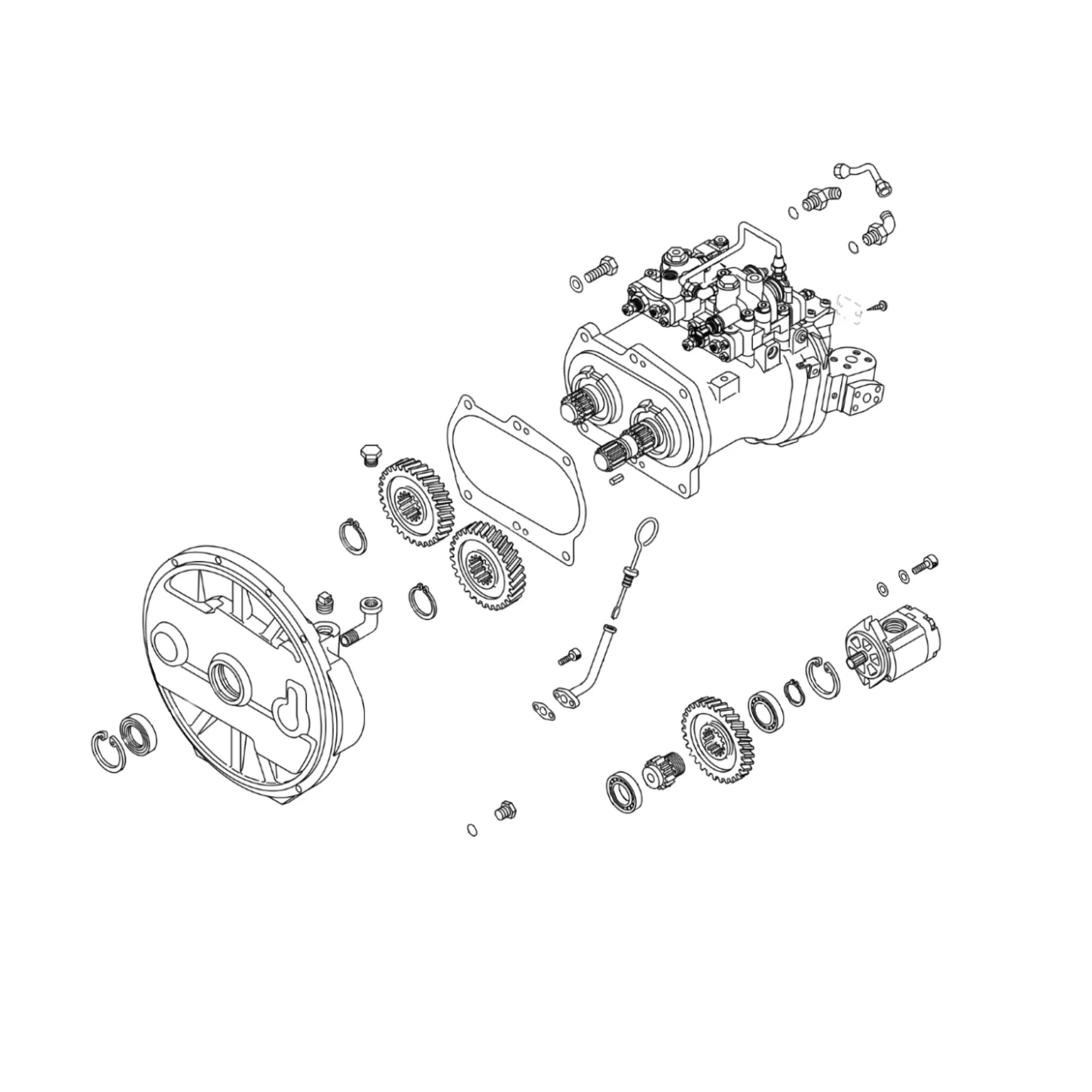 John Deere Hydraulic Pump - FYB60001992