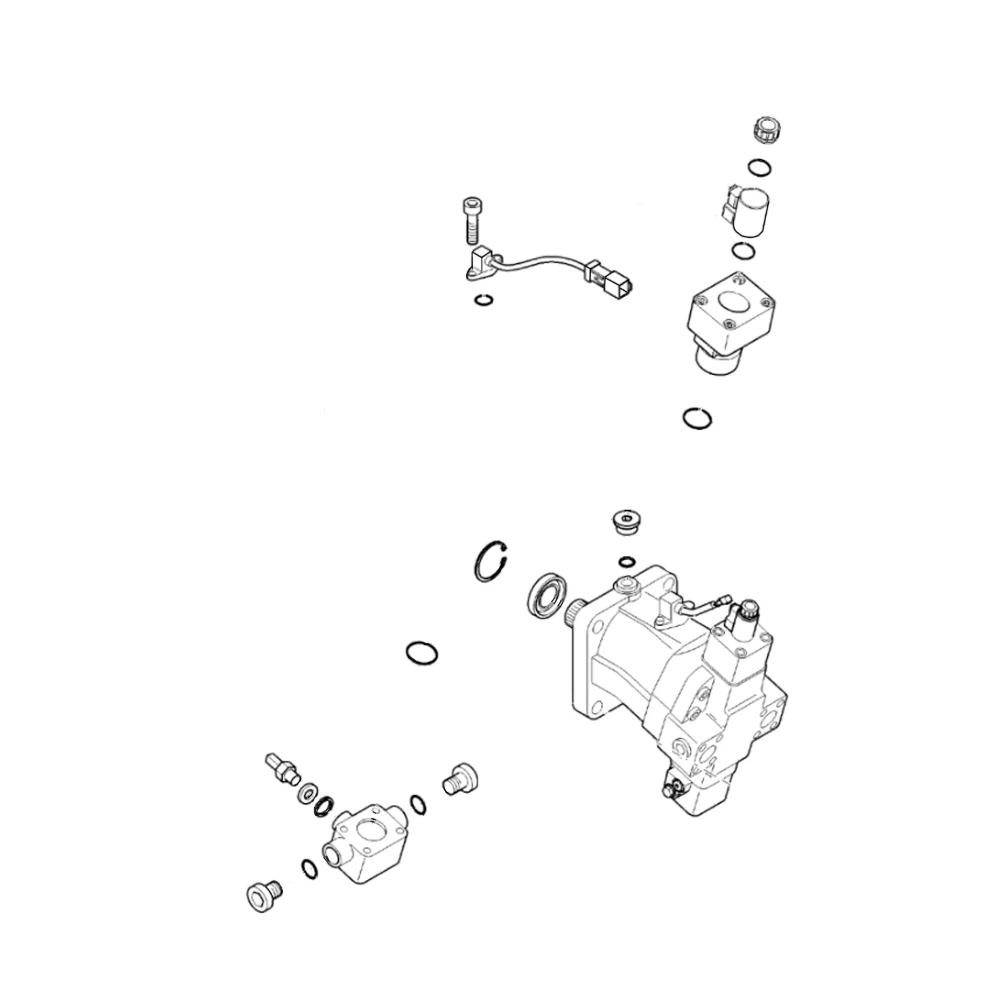 John Deere Motor Seal Kit - AXE12154
