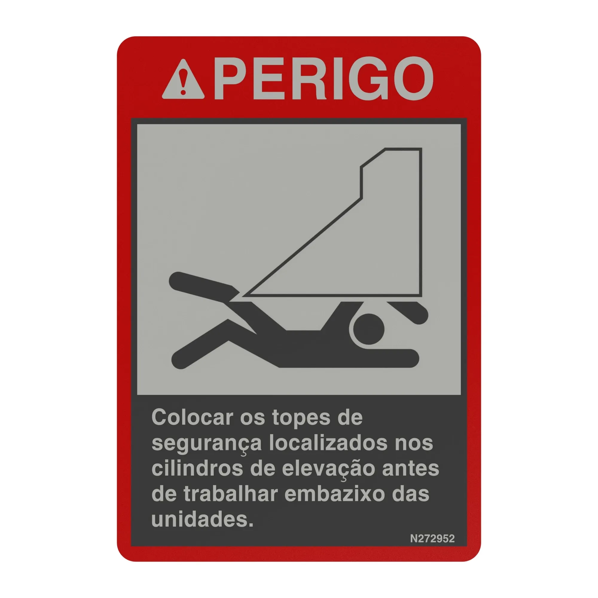John Deere Unit Danger Label, Portuguese - N272952