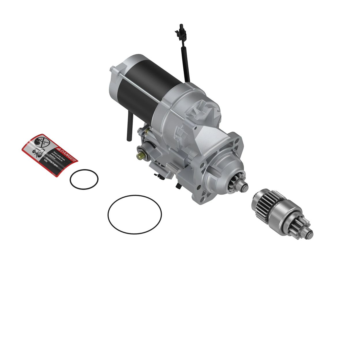 John Deere Starter Motor Kit, 12 Volts - RE70960
