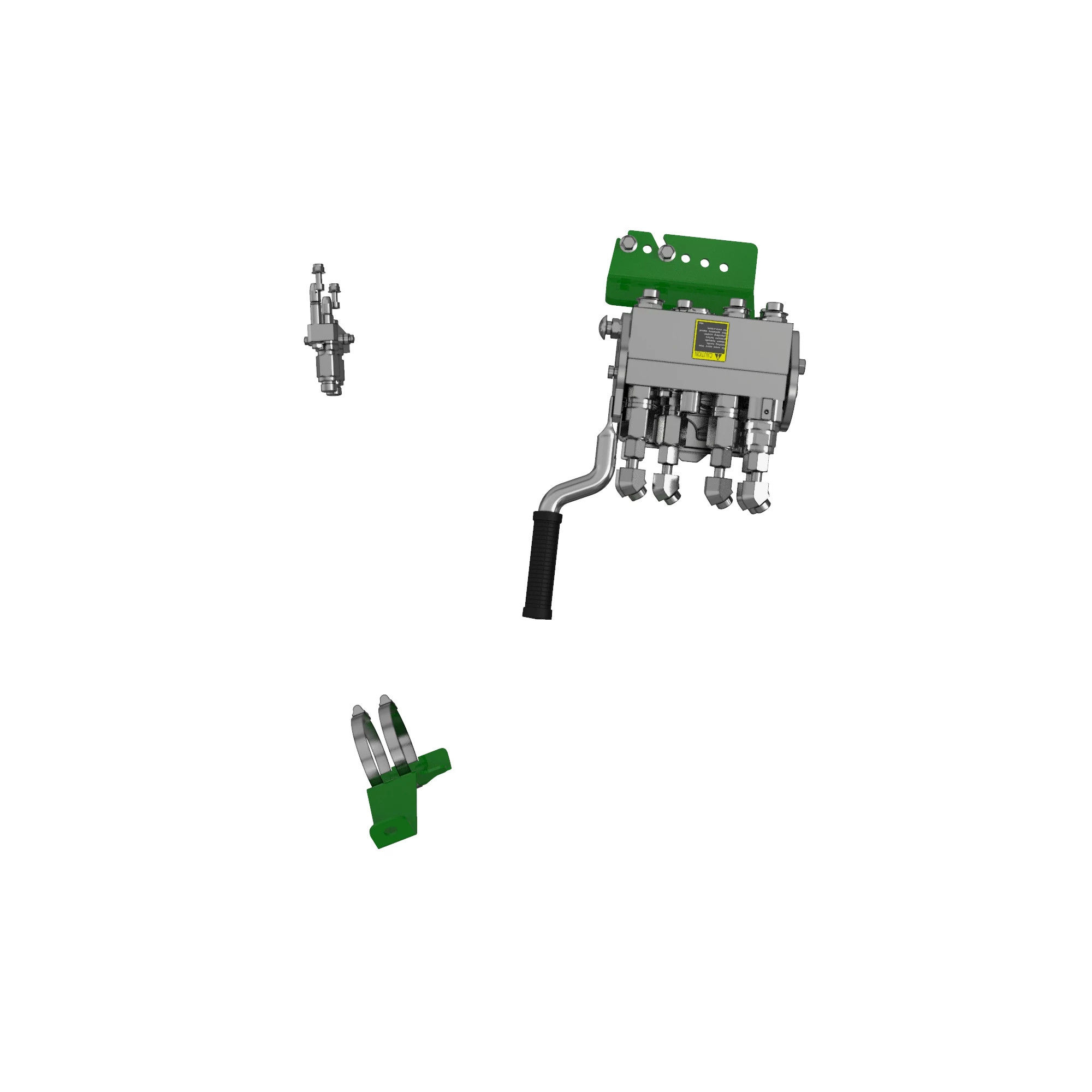 HYD. QUICK-CONNECT COUPLER, 3-FUNCT
