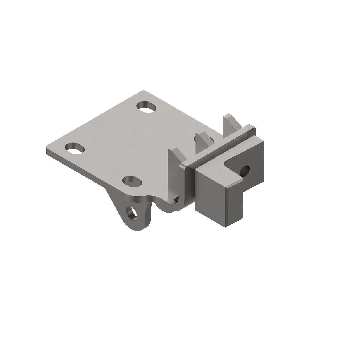 Support, LH Shock Mount