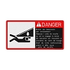 John Deere Safety Sign, Header - HXE94582