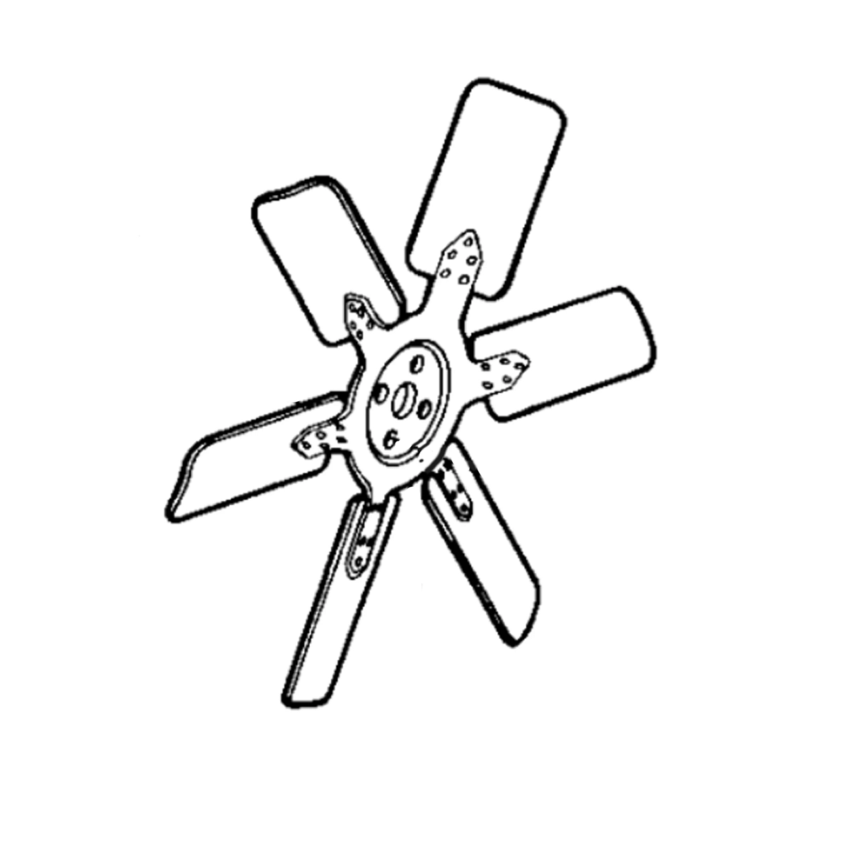 Blade, Fan Assembly With 23 Sucker