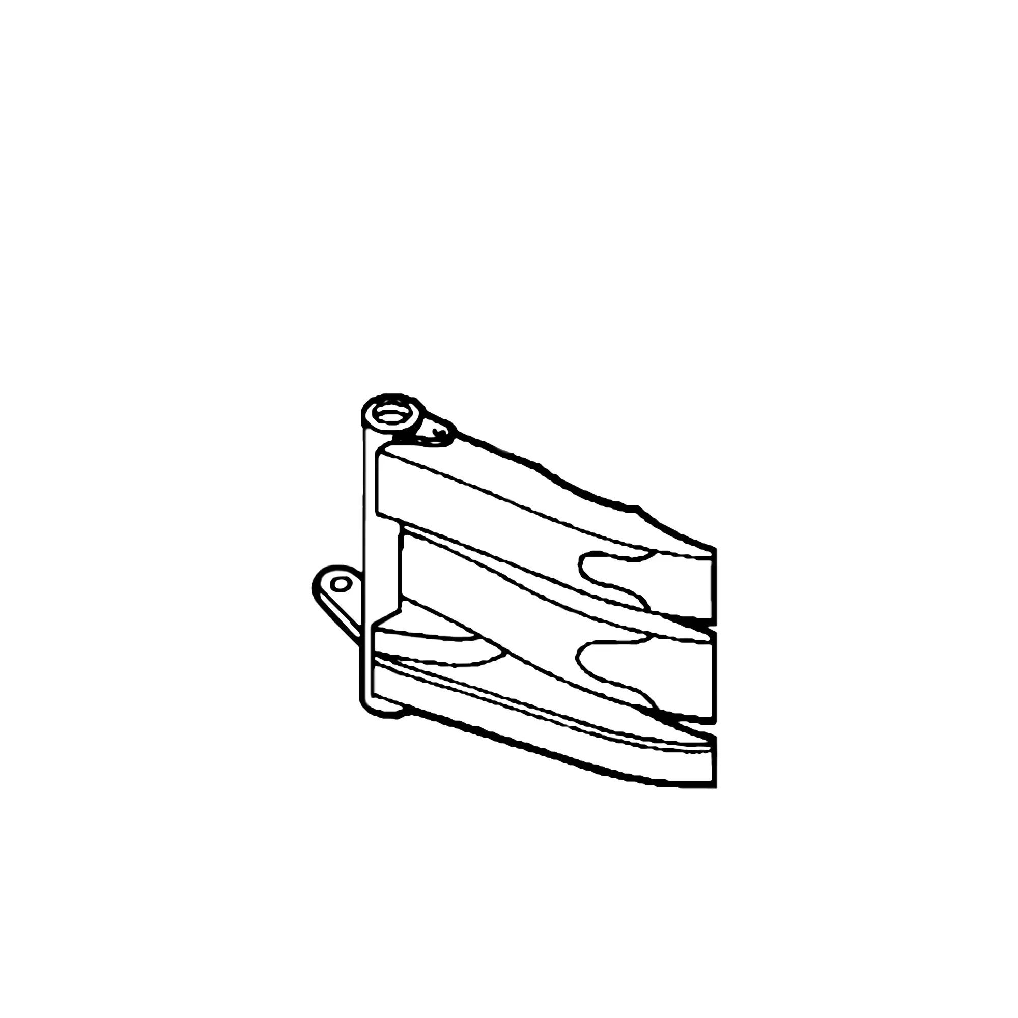 John Deere Scraper Guide, Left Side - LCA84340