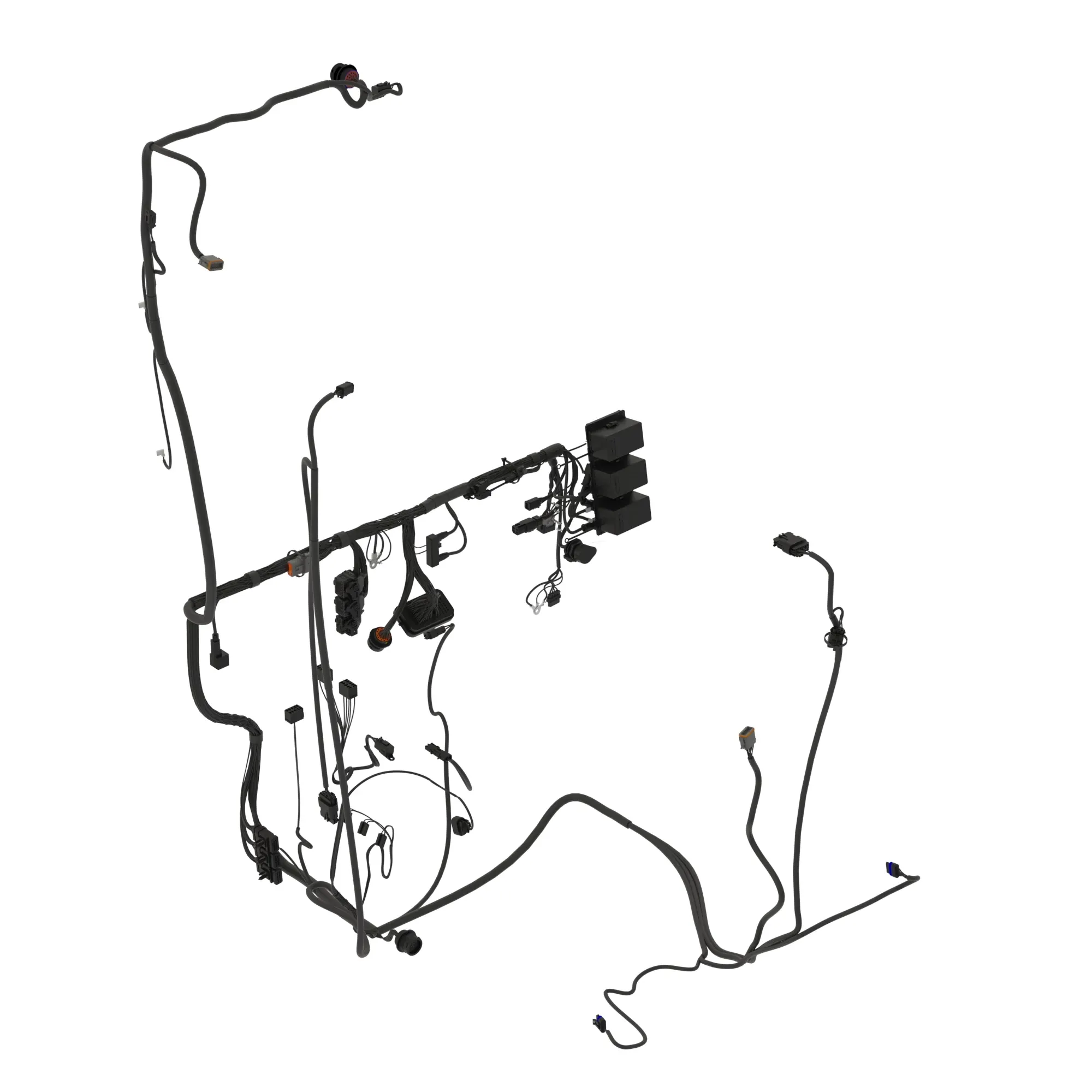 John Deere 6-Wheel Cab Interior Wiring Harness - AT451900
