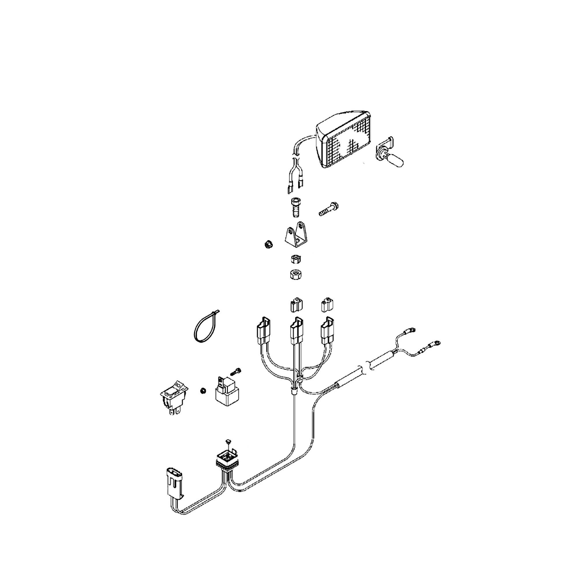 John Deere Work Light Kit - BM19746