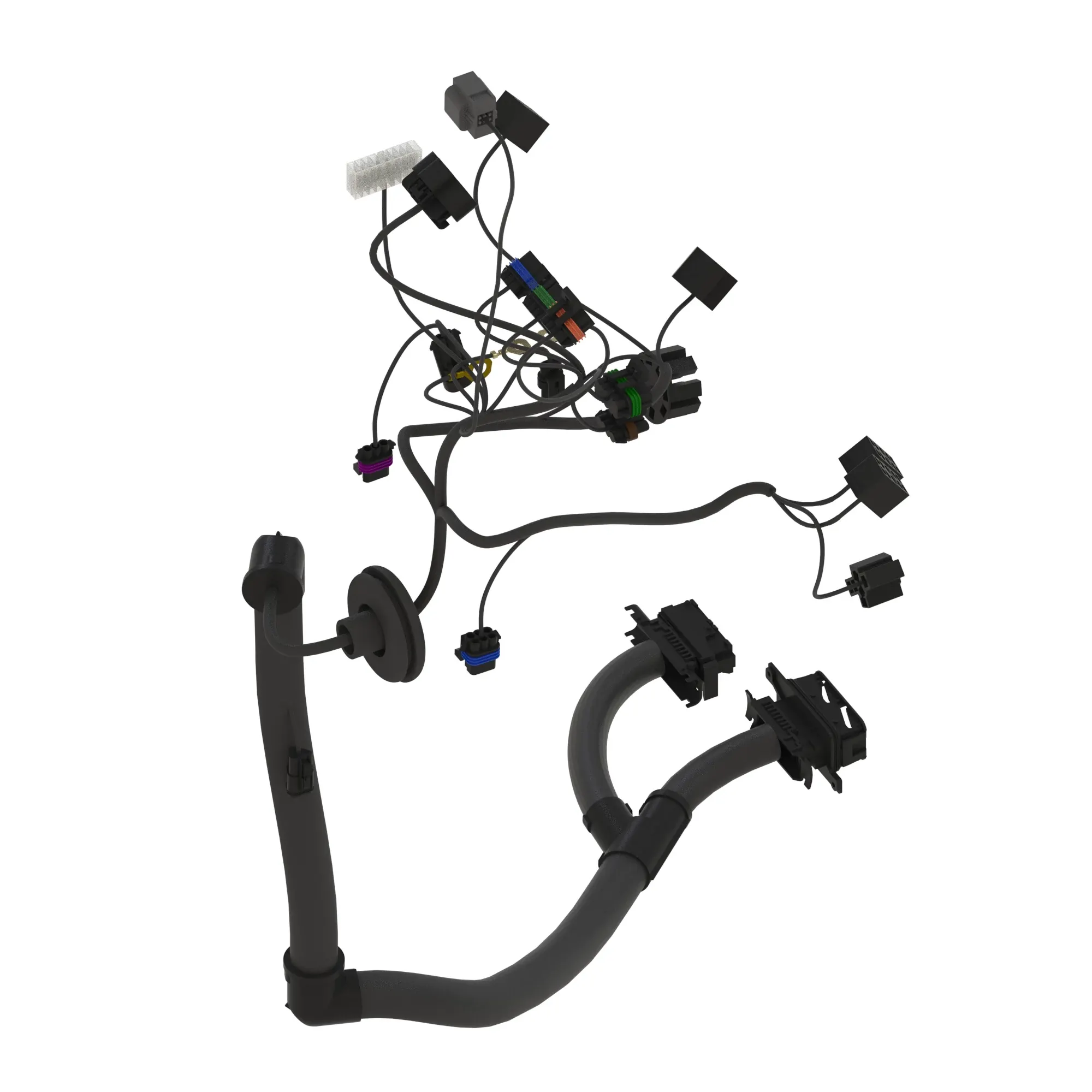 John Deere Standard Cab Console Wiring Harness - TA28223