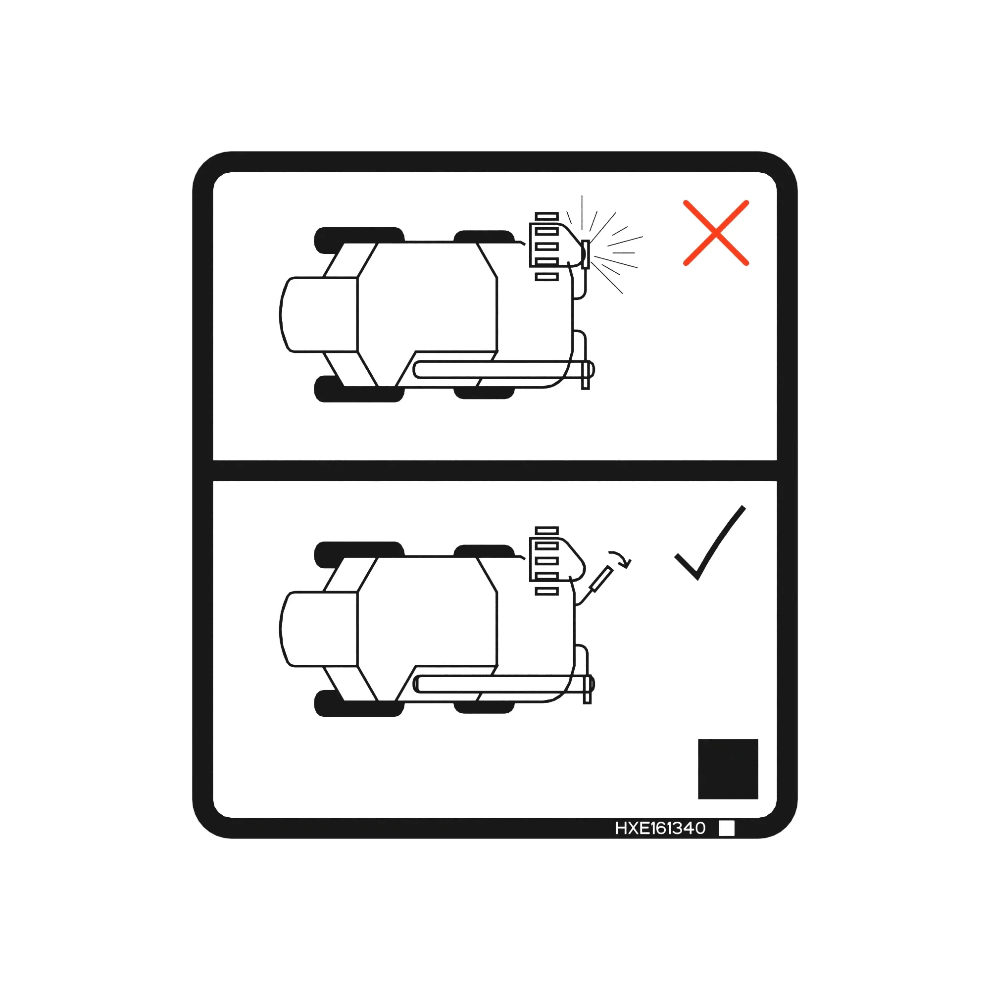 John Deere Safety Sign - HXE161340