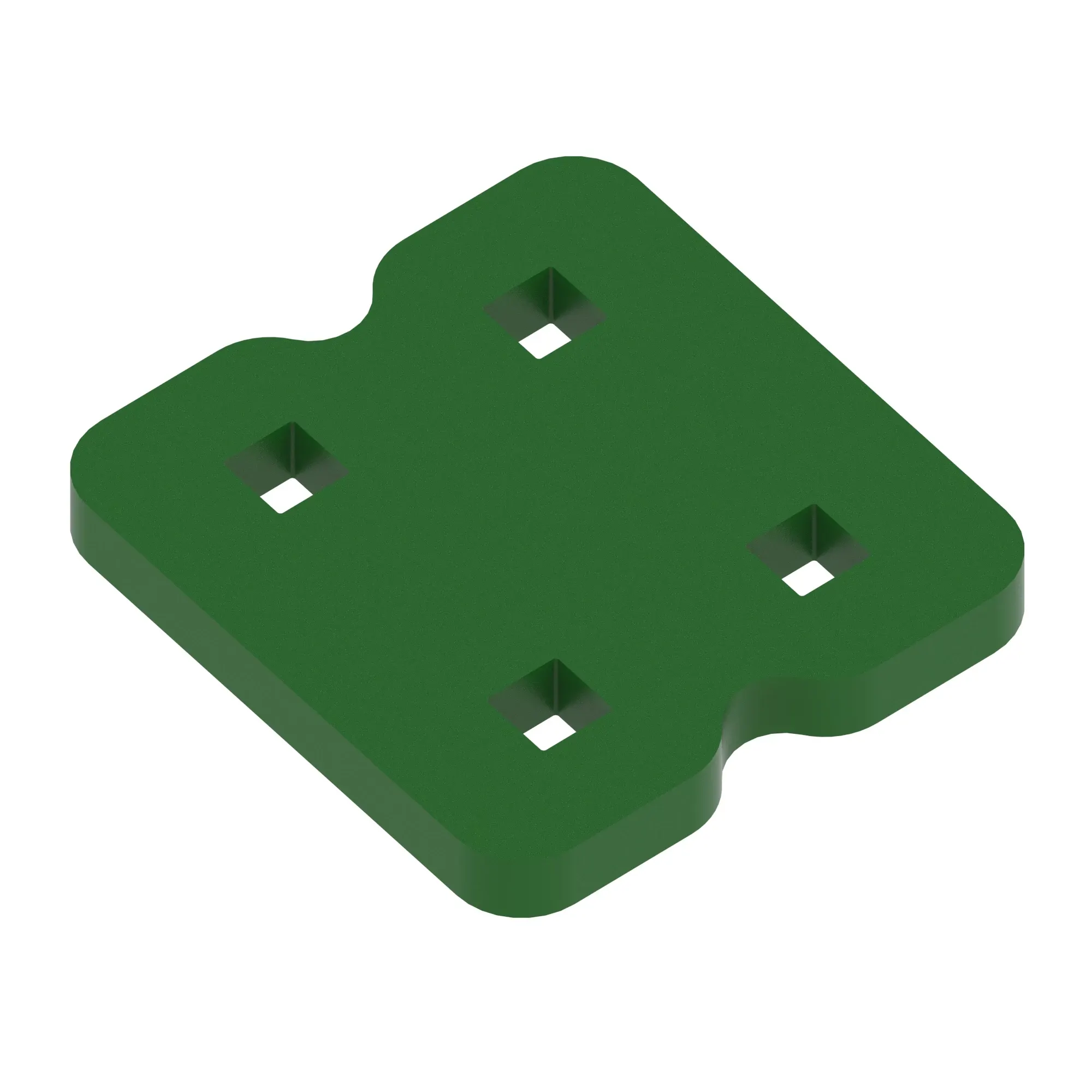 John Deere Feeder Frame Reinforcement Plate - KK43089