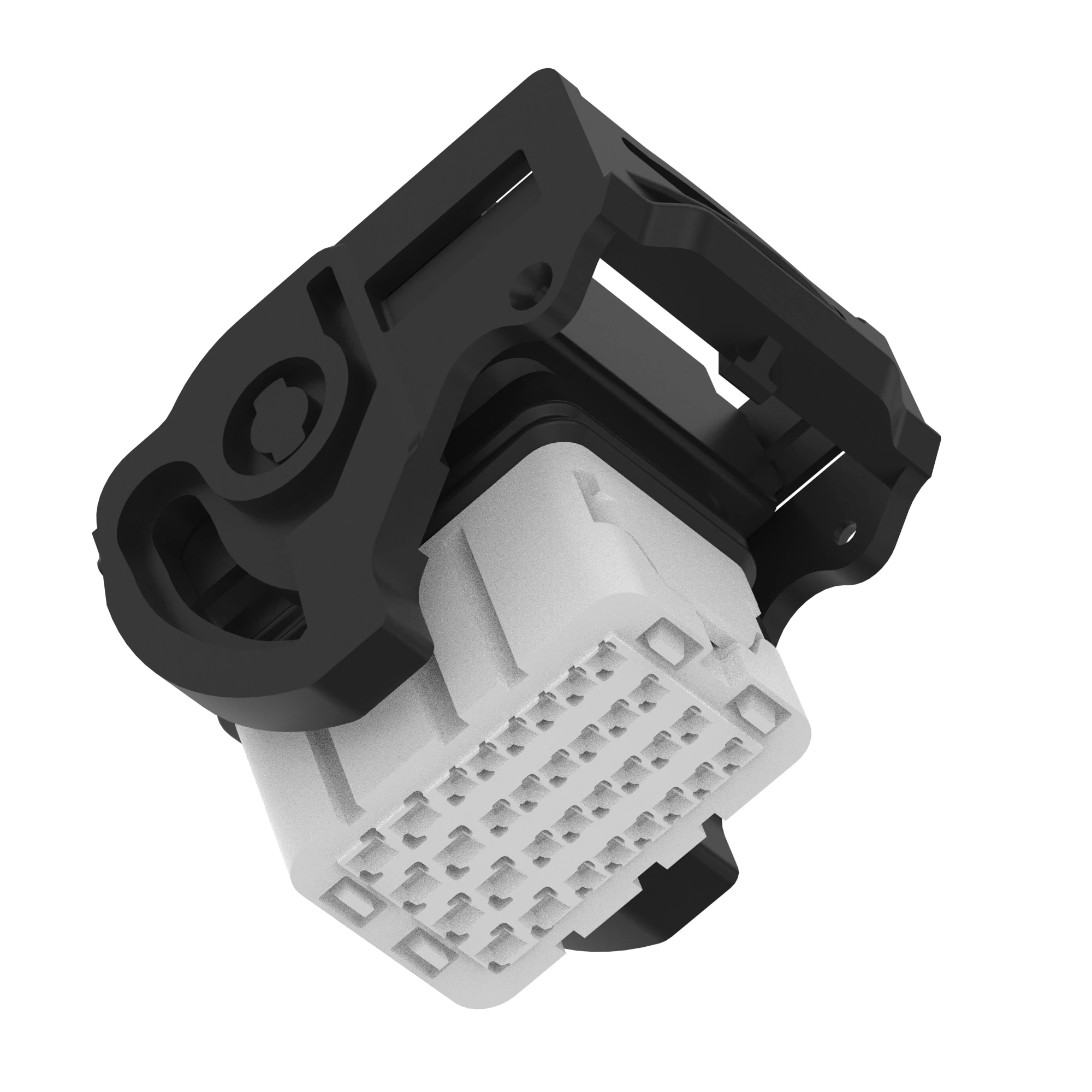 57M10607: Gray External Electrical Connector Housing, 32 Cavities