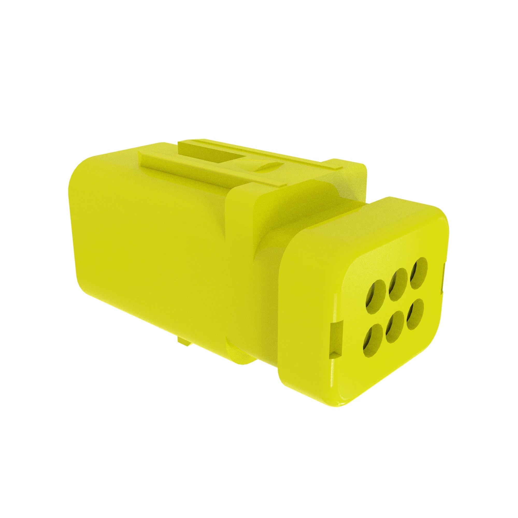 TYCO AMPSEAL16 6W PIN SLD YLW PLSTC