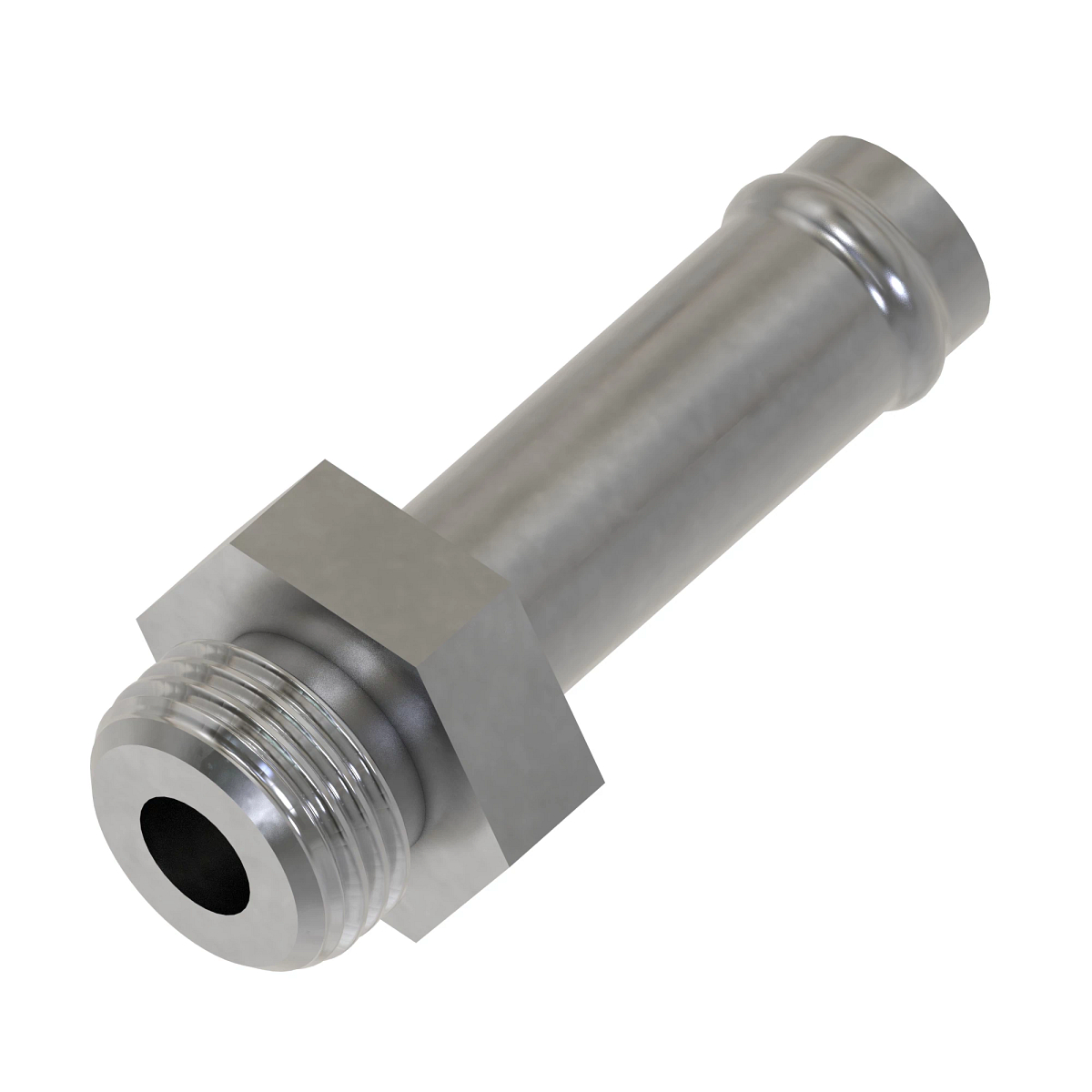 STRAIGHT FITTING M16 ORB / -8 BEADED